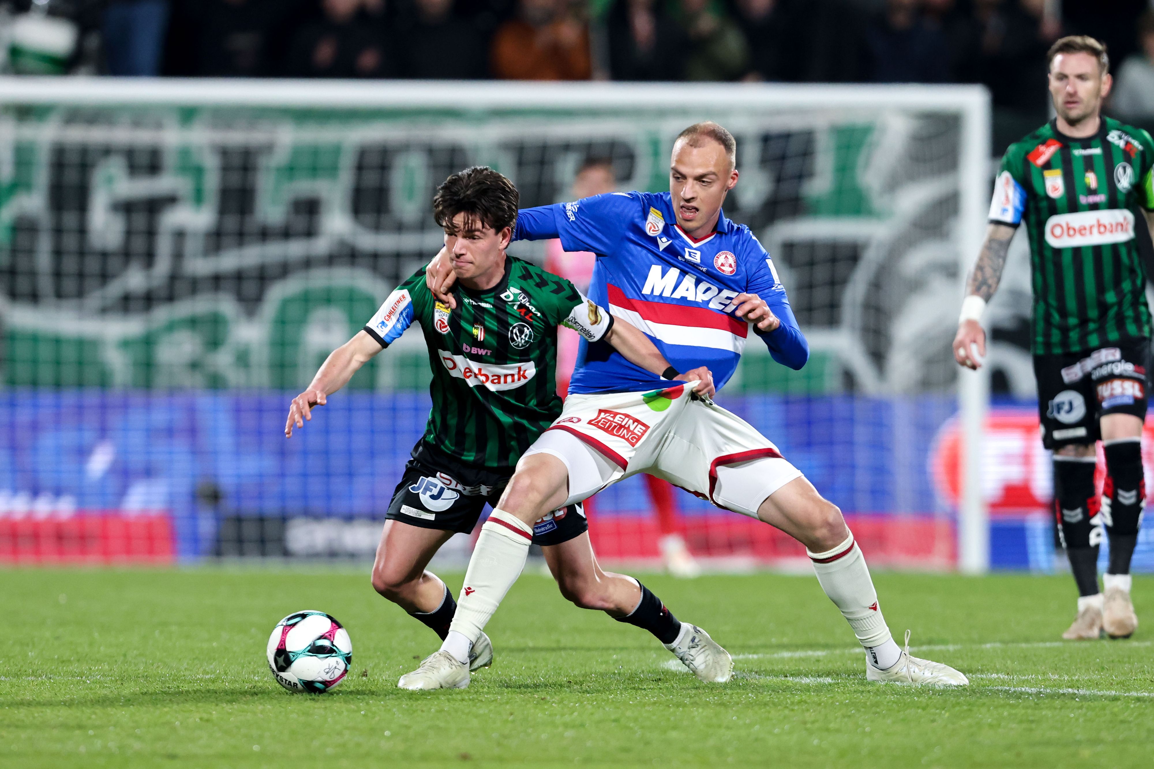 Ried und der GAK 1902 im Duell.