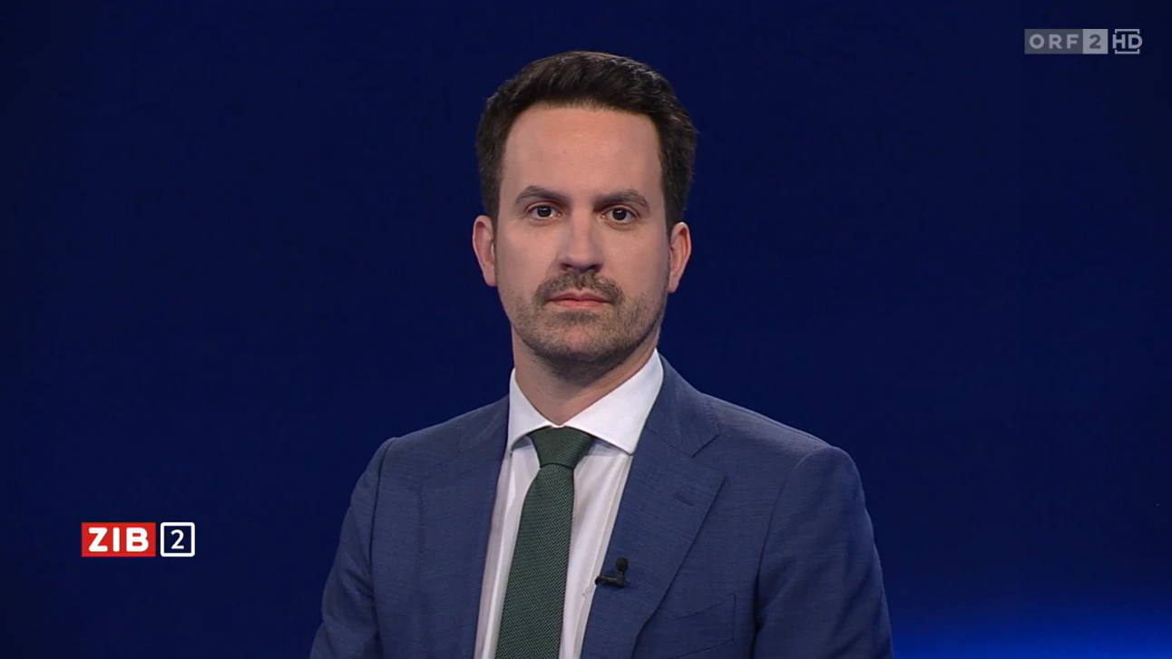 Bildungsminister Christoph Wiederkehr in der "Zeit im Bild 2".