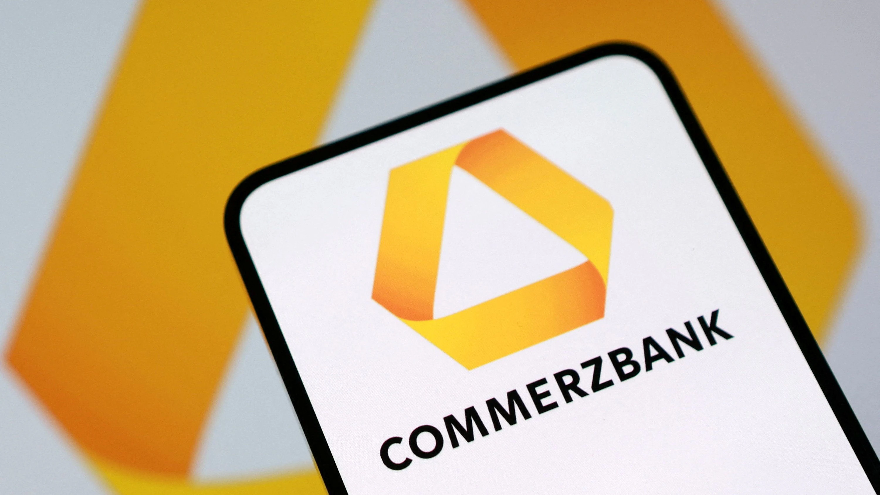 Commerzbank logo is seen in this illustration taken December 3, 2025. REUTERS/Dado Ruvic/Illustration 