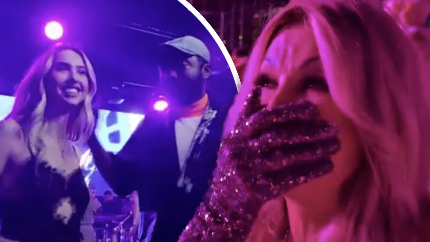 Shania Geiss durfte zu Will.I.Am auf die Bühne - Carmen konnte es nicht fassen.