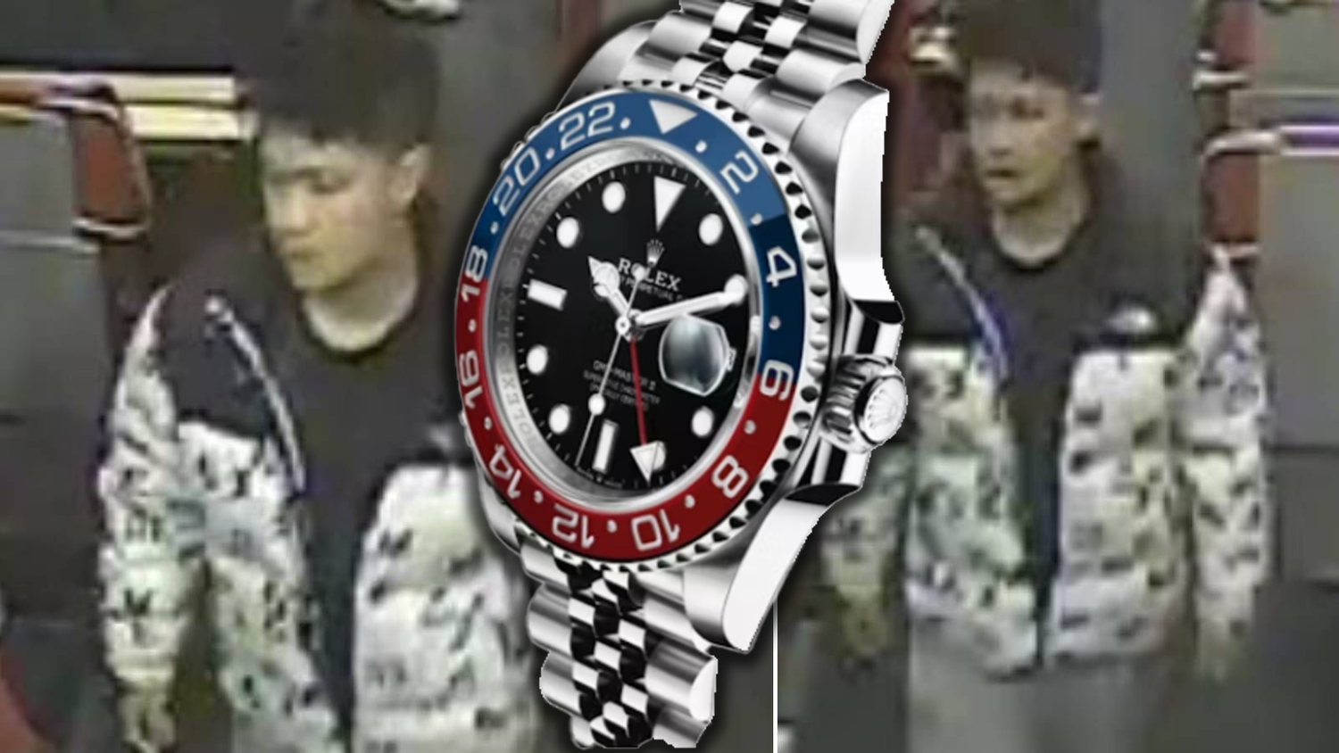 Der Mann soll eine Rolex gestohlen haben. 