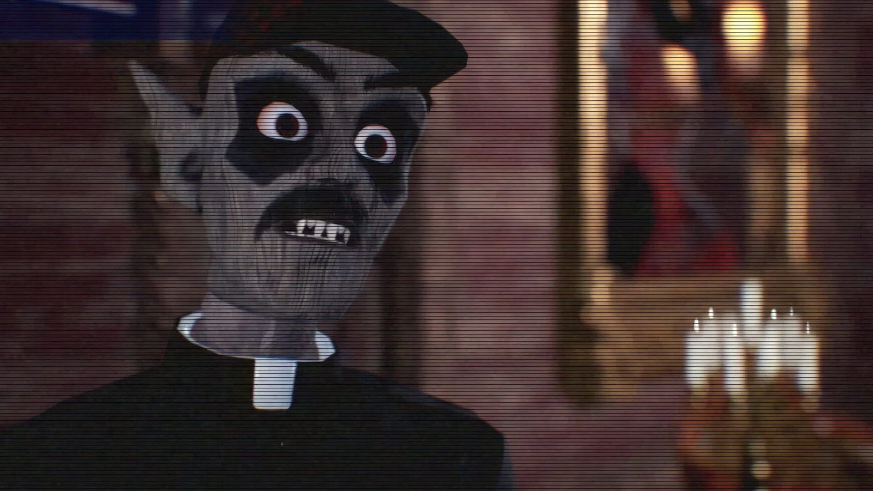 Du spielst Orlok, einen Vampir, der aus der Hölle kommt und in einer Priesterrolle landet.