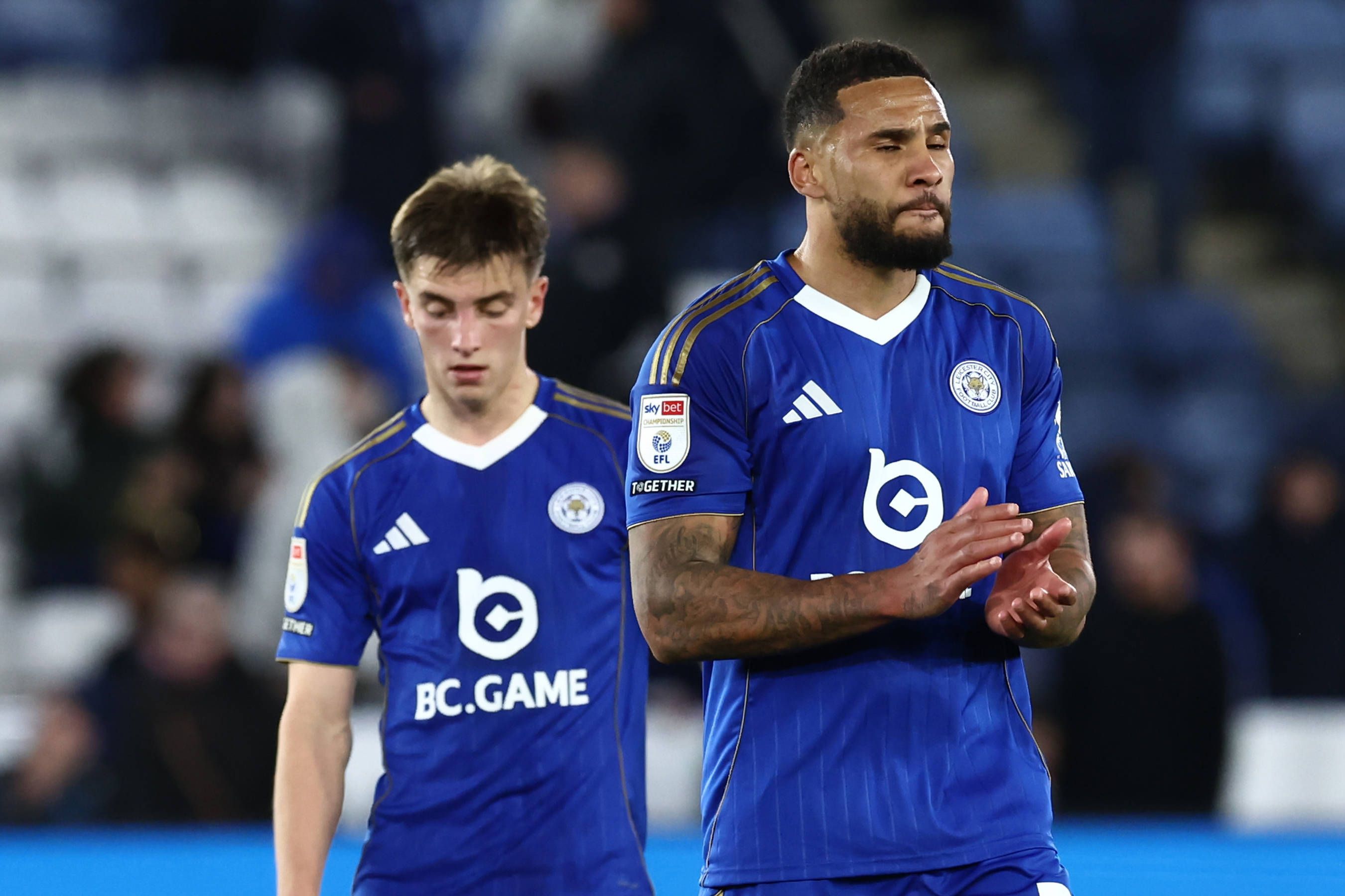 Frust pur: Leicester City muss in die dritte Liga absteigen. 