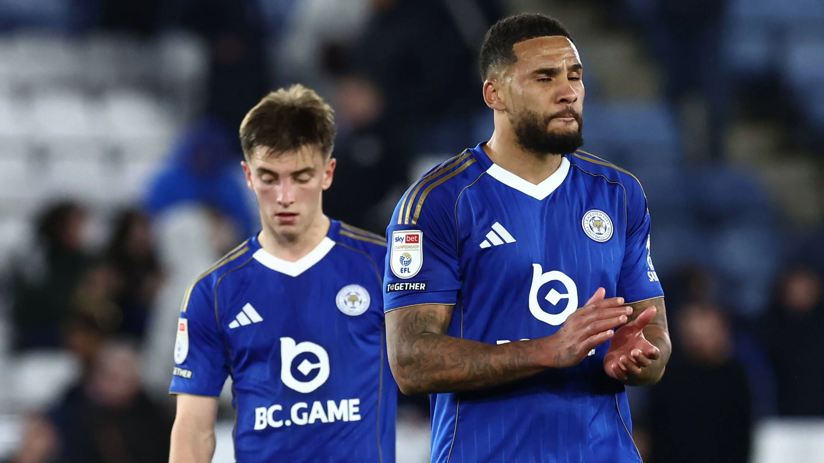 Frust pur: Leicester City muss in die dritte Liga absteigen. 