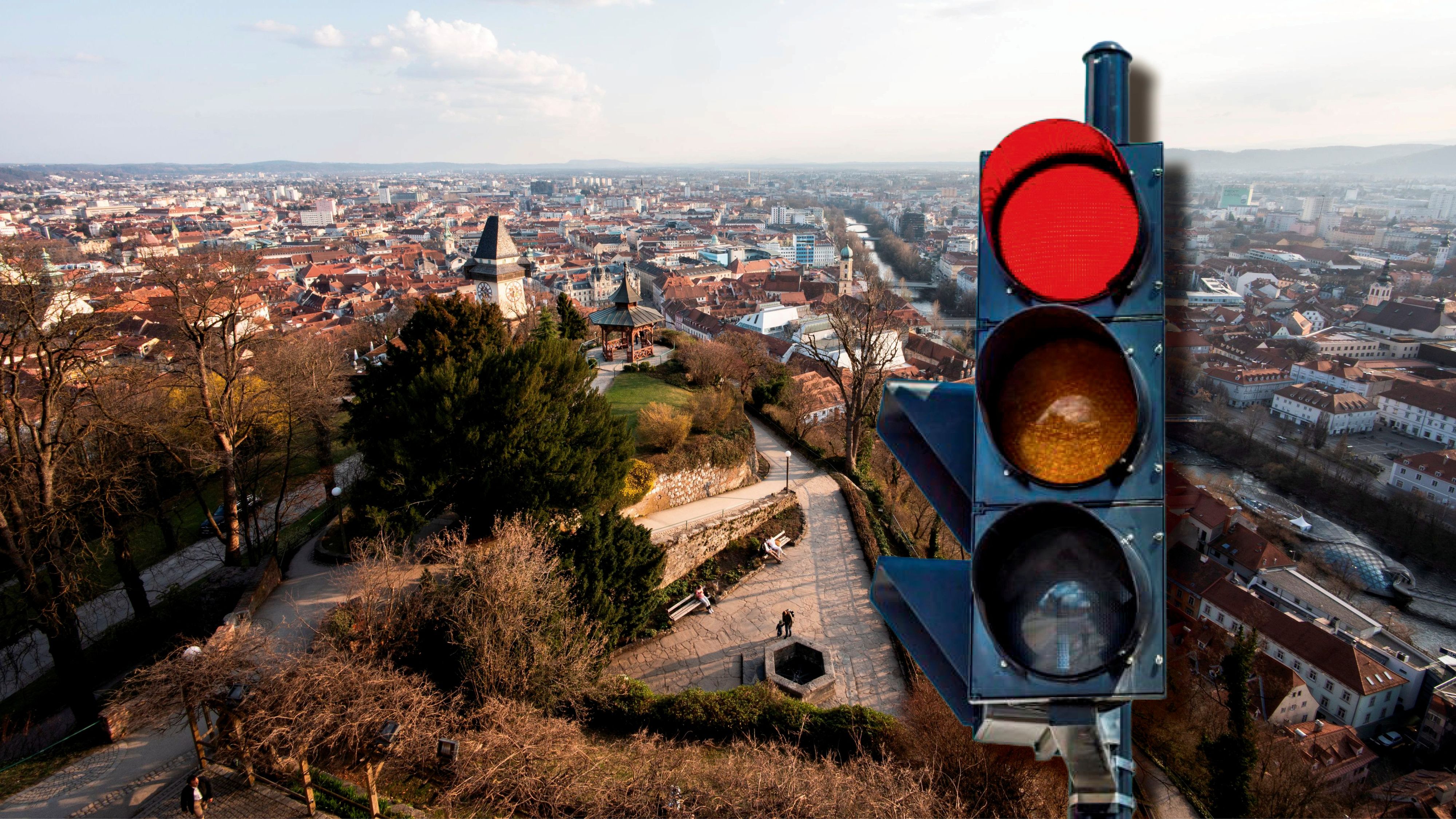 Unmut über viele Ampeln in Graz (Symbolfoto).