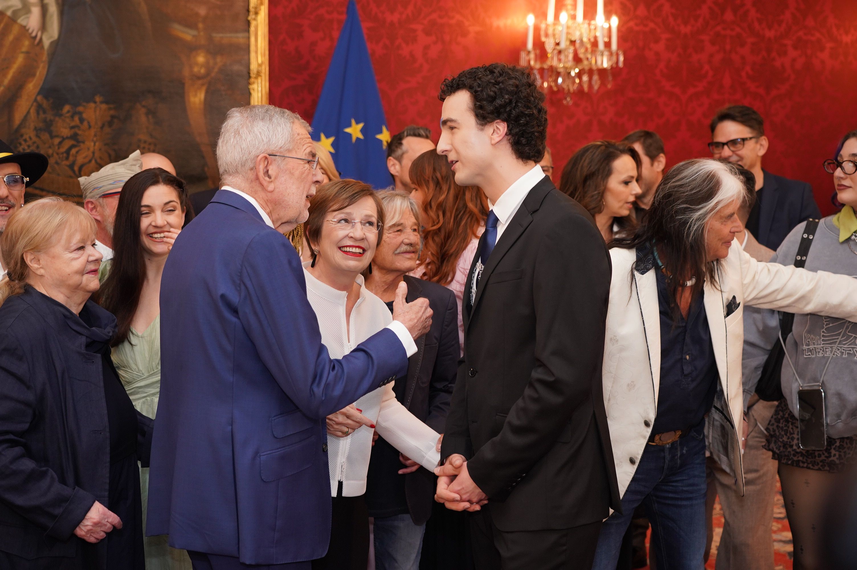 Van der Bellen im Gespräch mit Cosmó.