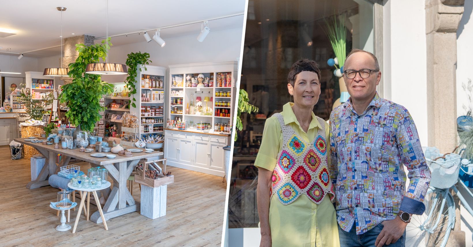 Feines, Schönes und mit viel Liebe zum Detail: Peter und Petra leiten den Shop in Linz