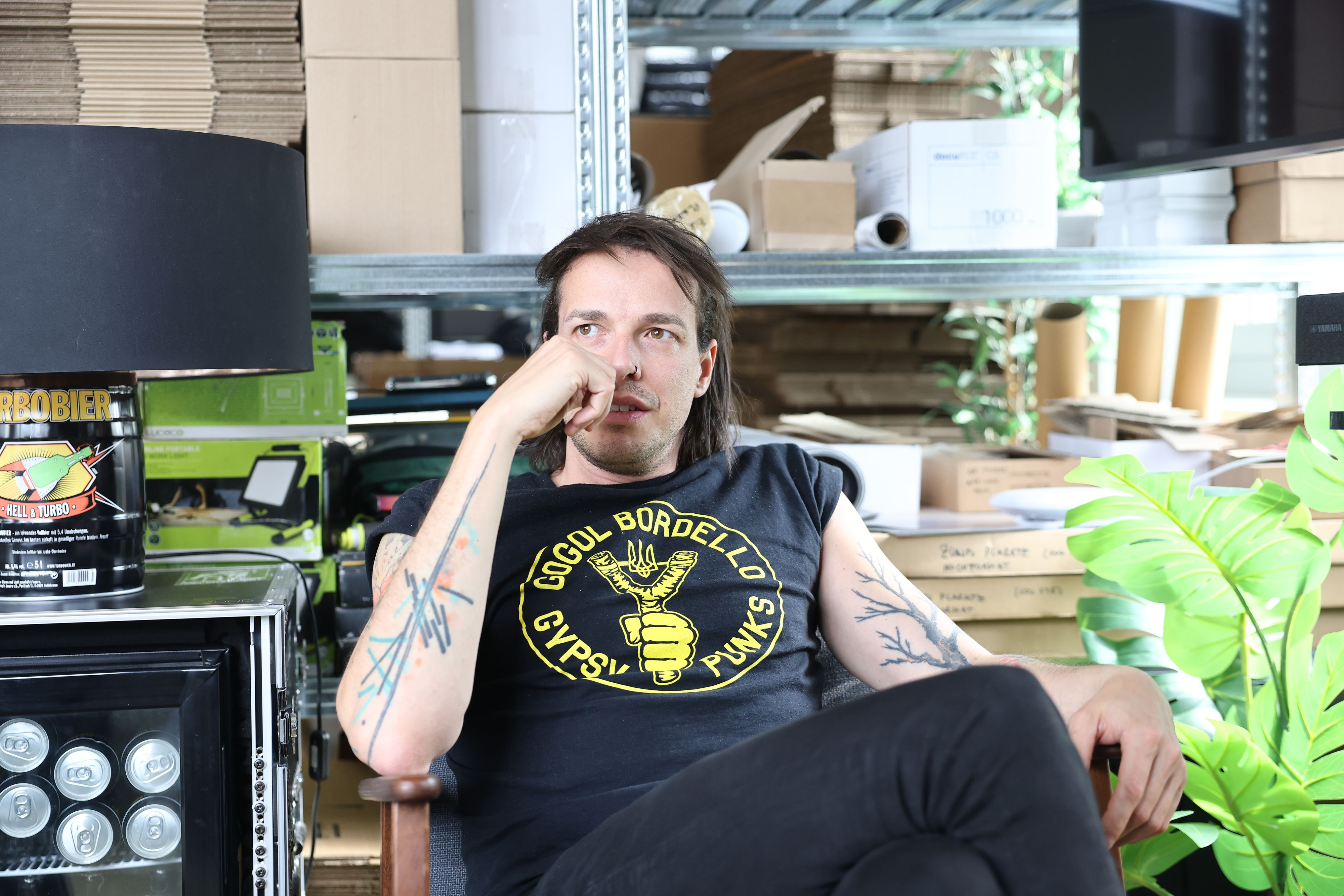 Marco Pogo sprach mit 