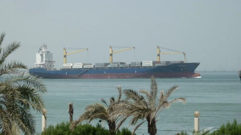 Auch das Frachtschiff Euphoria wurde angegriffen. 