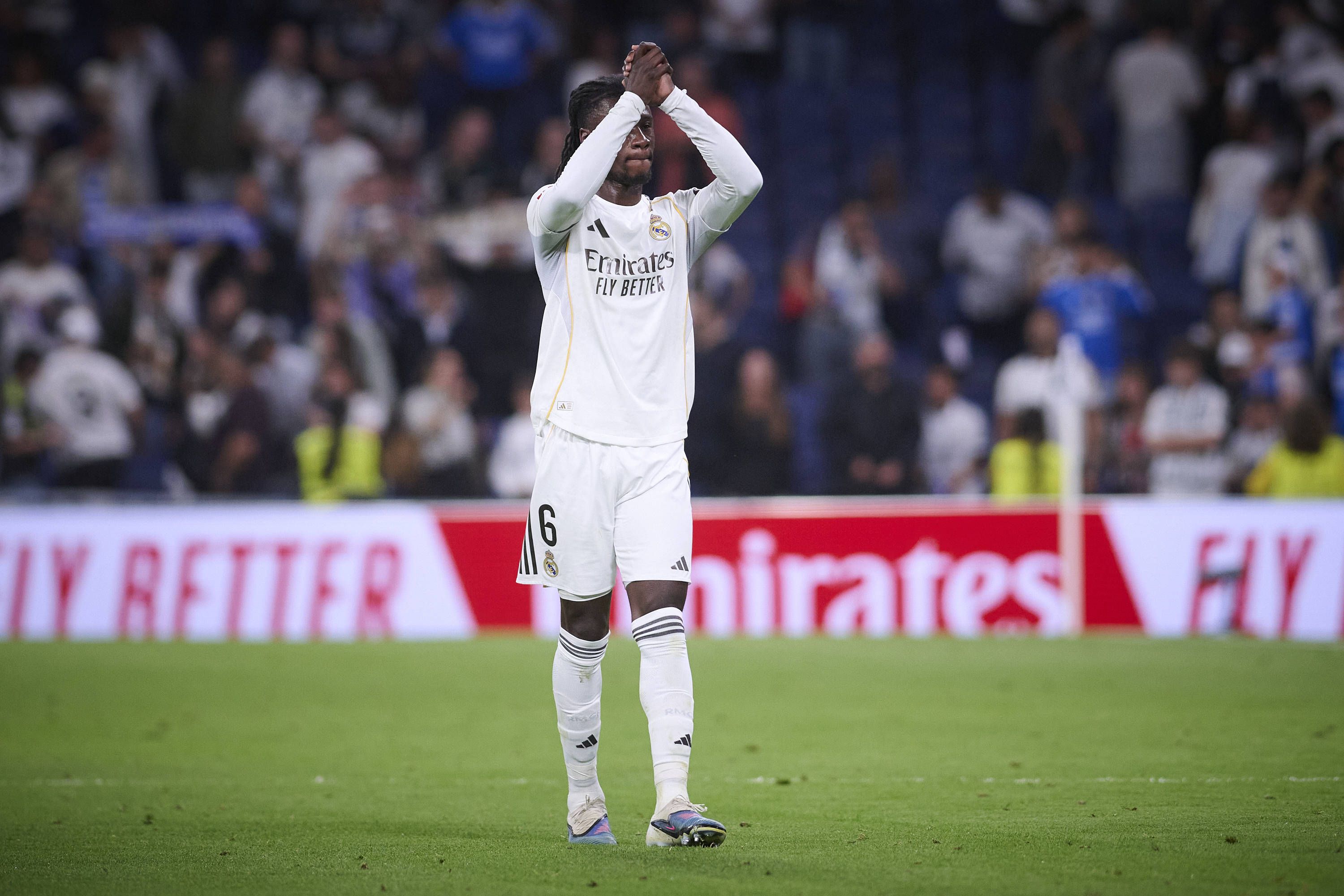Real-Madrid-Kicker Eduardo Camavinga wurde von den eigenen Fans ausgepfiffen. 