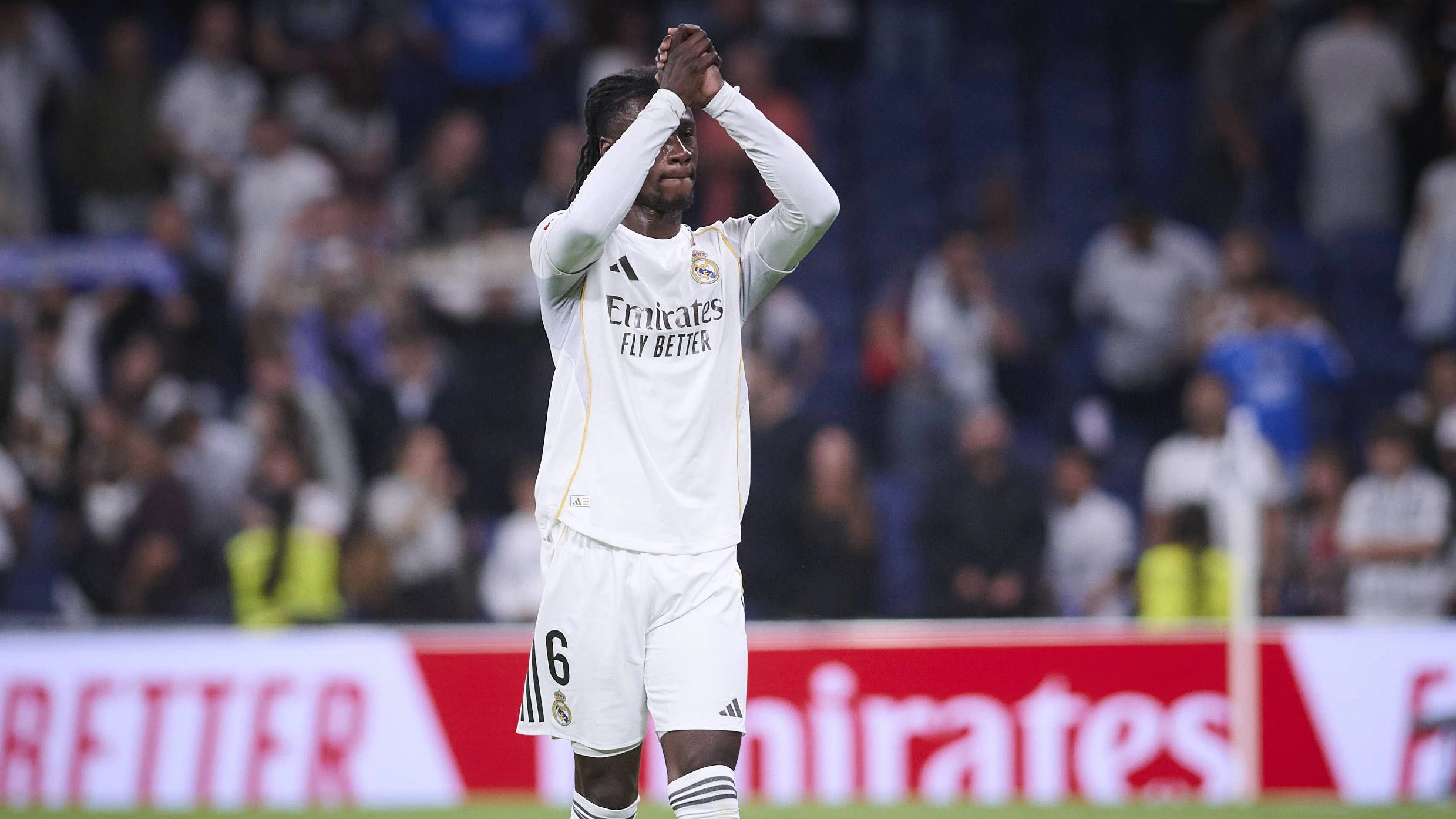 Real-Madrid-Kicker Eduardo Camavinga wurde von den eigenen Fans ausgepfiffen. 