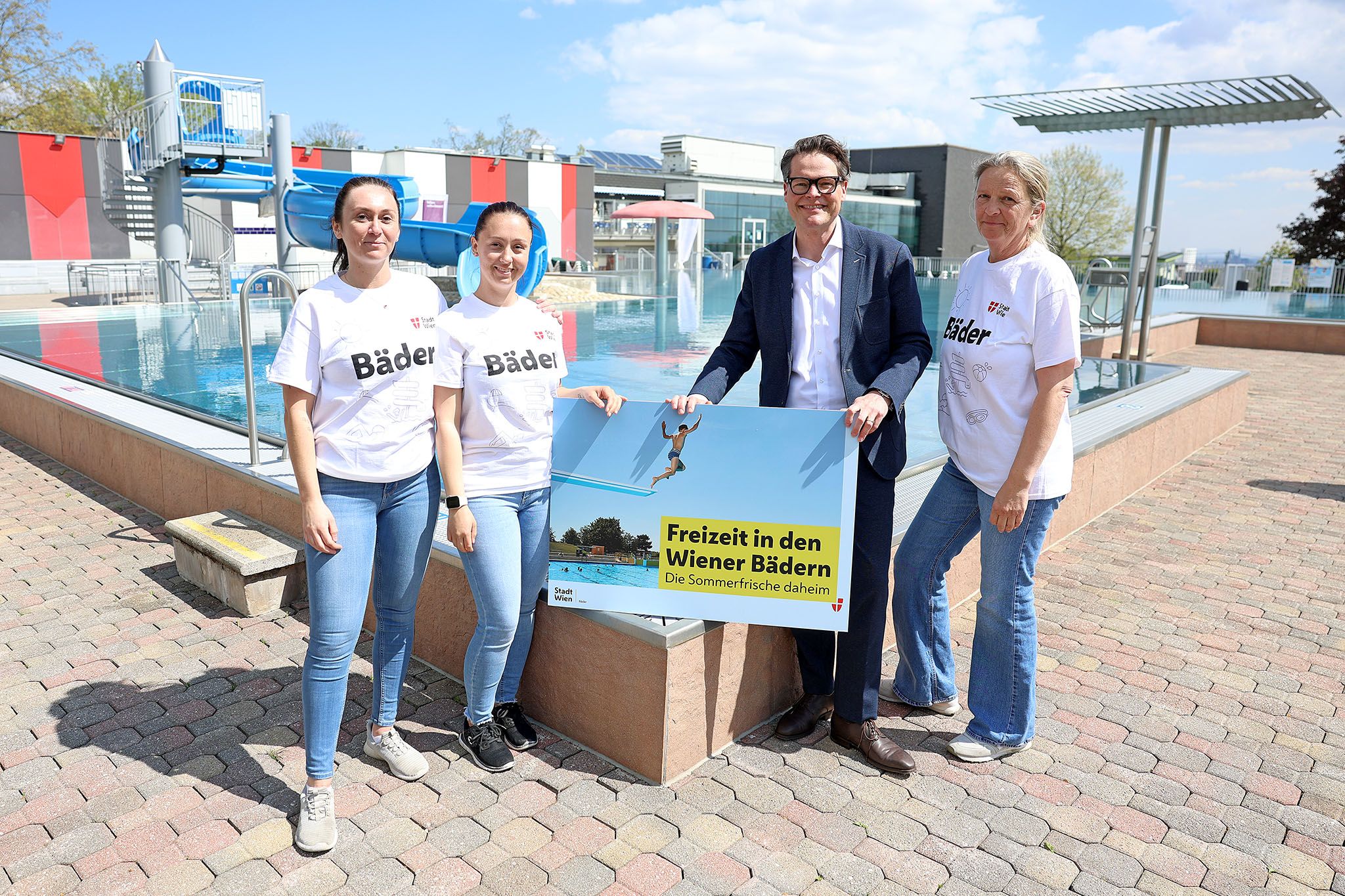 Die Wiener Bäder starten bald in die neue Saison. Am Bild: Stadtrat Jürgen Czernohorszky.