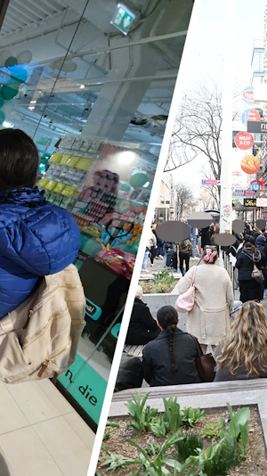 Normal Wien: Zweiter Shop im Donauzentrum eröffnet – großer Andrang, Geschenke zur Eröffnung und wöchentlich neue Produkte im Sortiment.