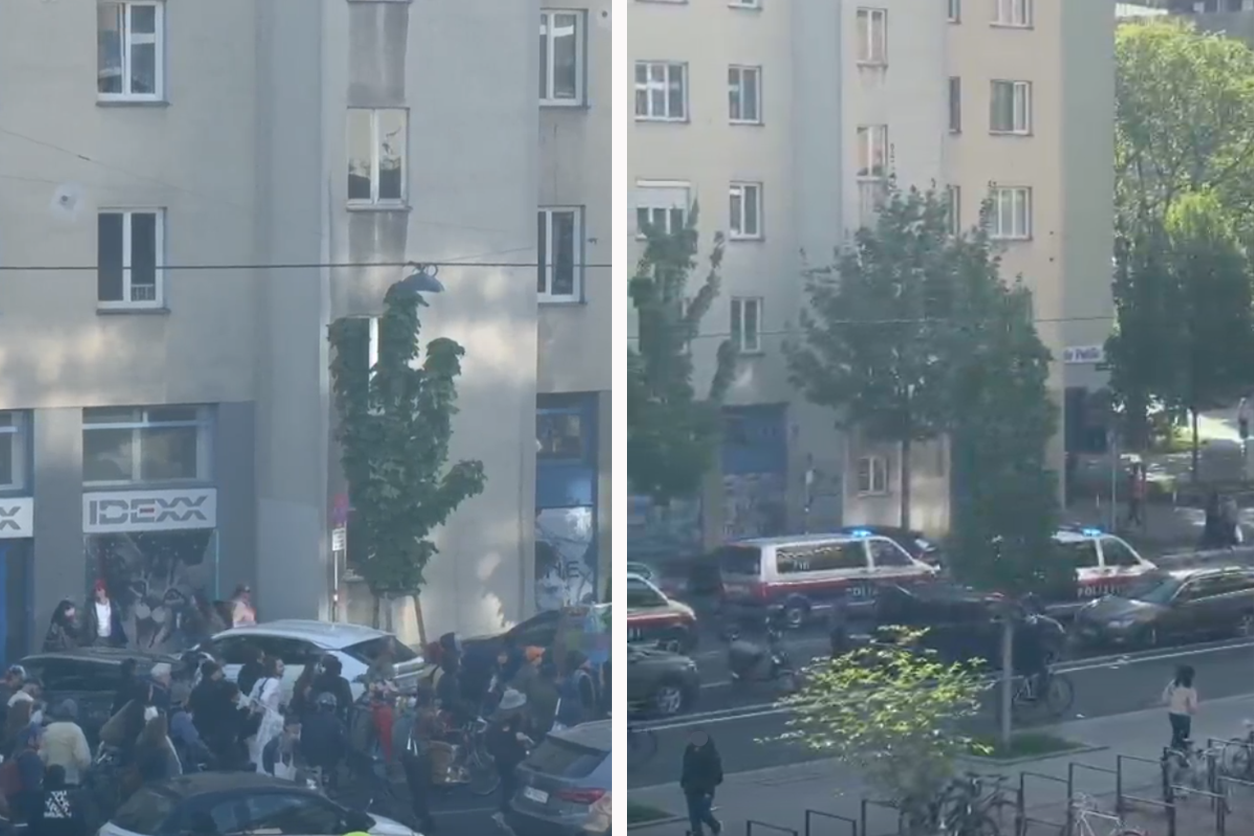 Heute.at - St. Marx für Alle – Protestmarsch zieht durch Wien