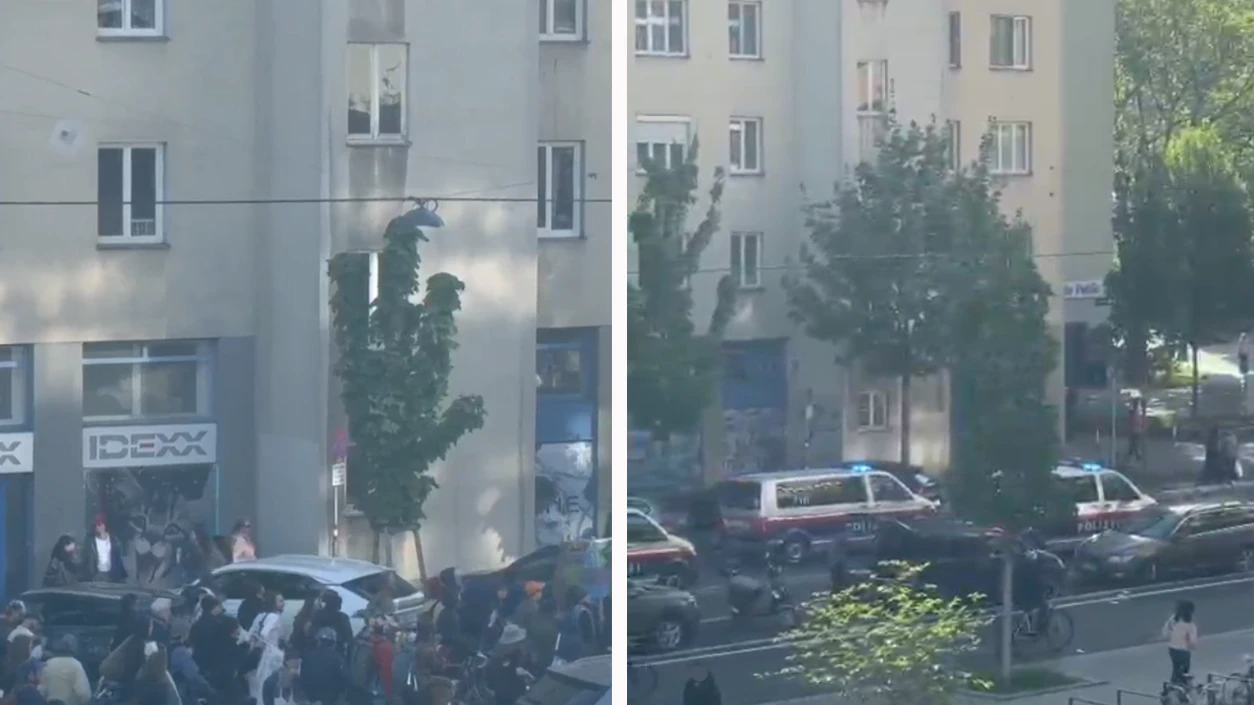 Am Donnerstag zogen die Protestierenden durch die Straßen Wien.