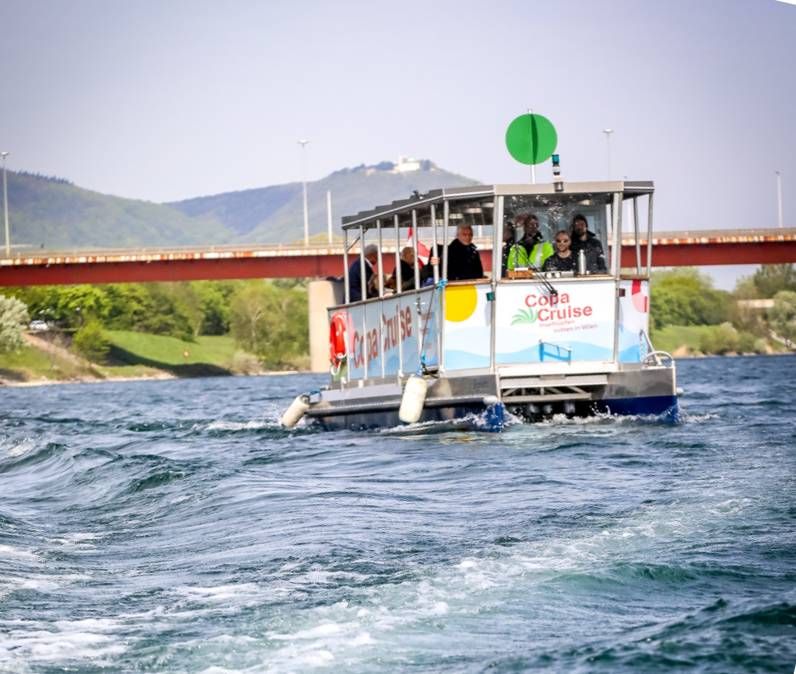 Die Copa Cruise ist ab 24. April wieder auf der Neuen Donau unterwegs.