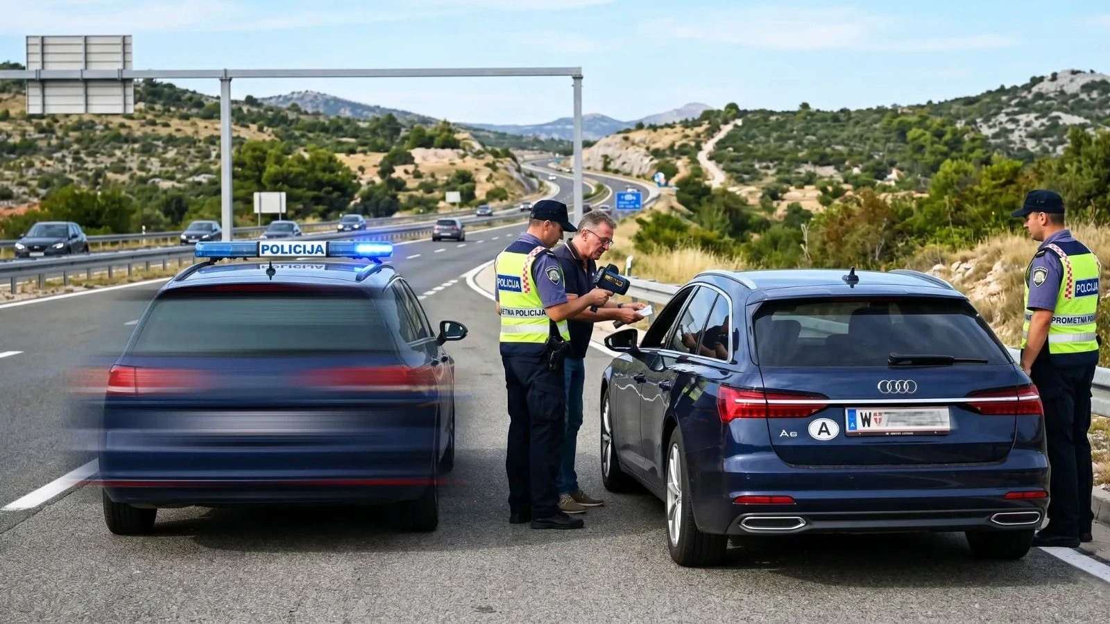 Der Österreicher kassierte ein Fahrverbot in Kroatien.