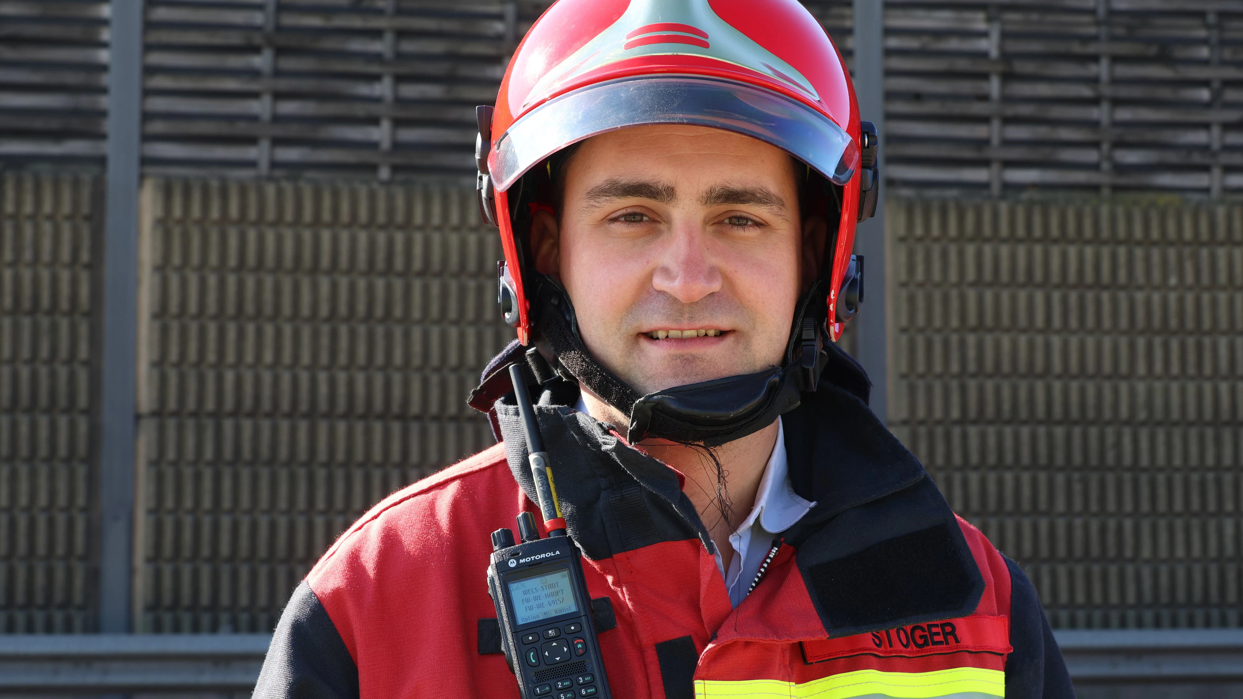 Clemens Stöger von der Feuerwehr Wels.