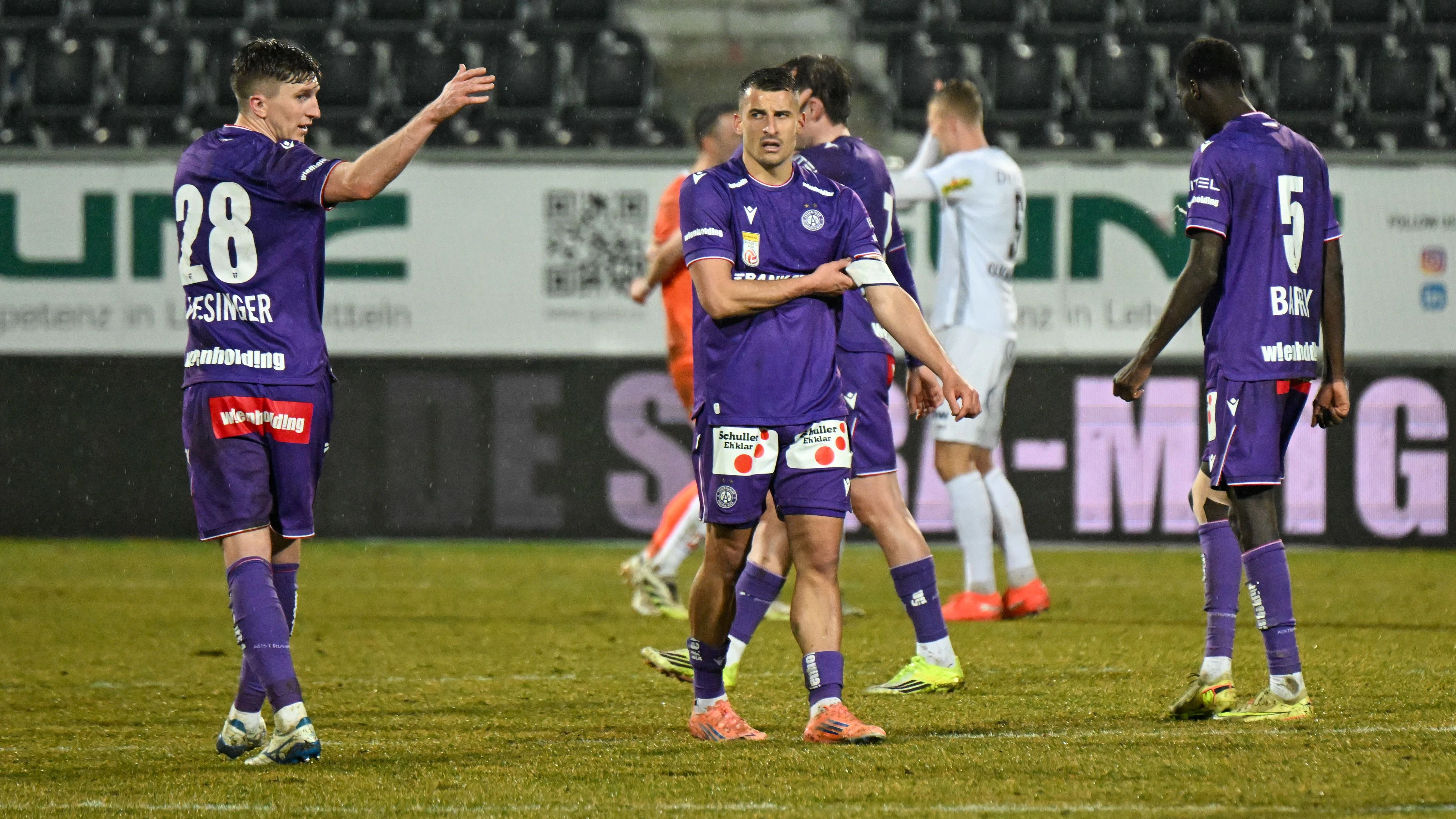 Philipp Wiesinger (links) könnte die Wiener Austria im Sommer ablösefrei verlassen. 