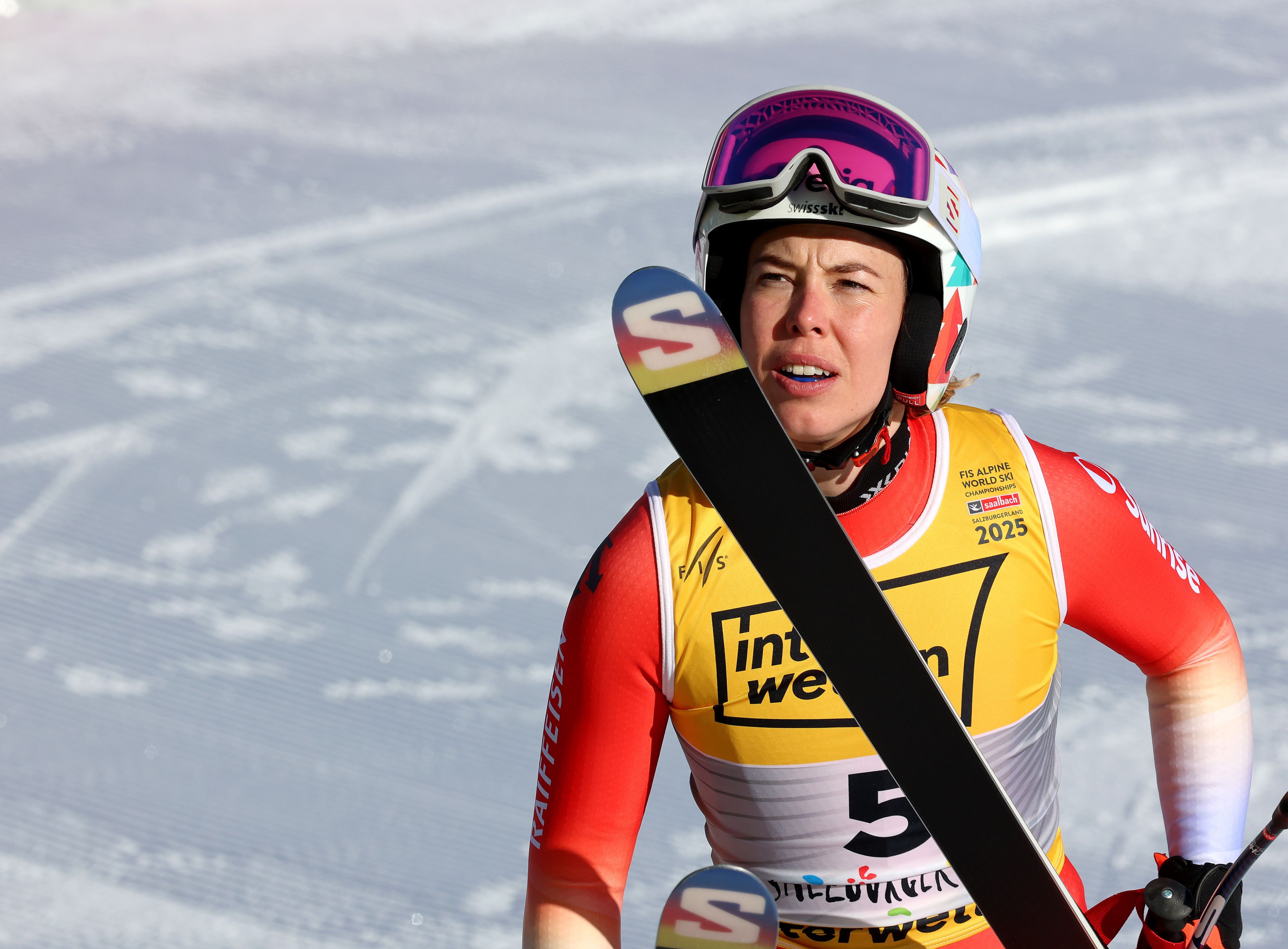 Die Schweizer Skirennläuferin Michelle Gisin. 