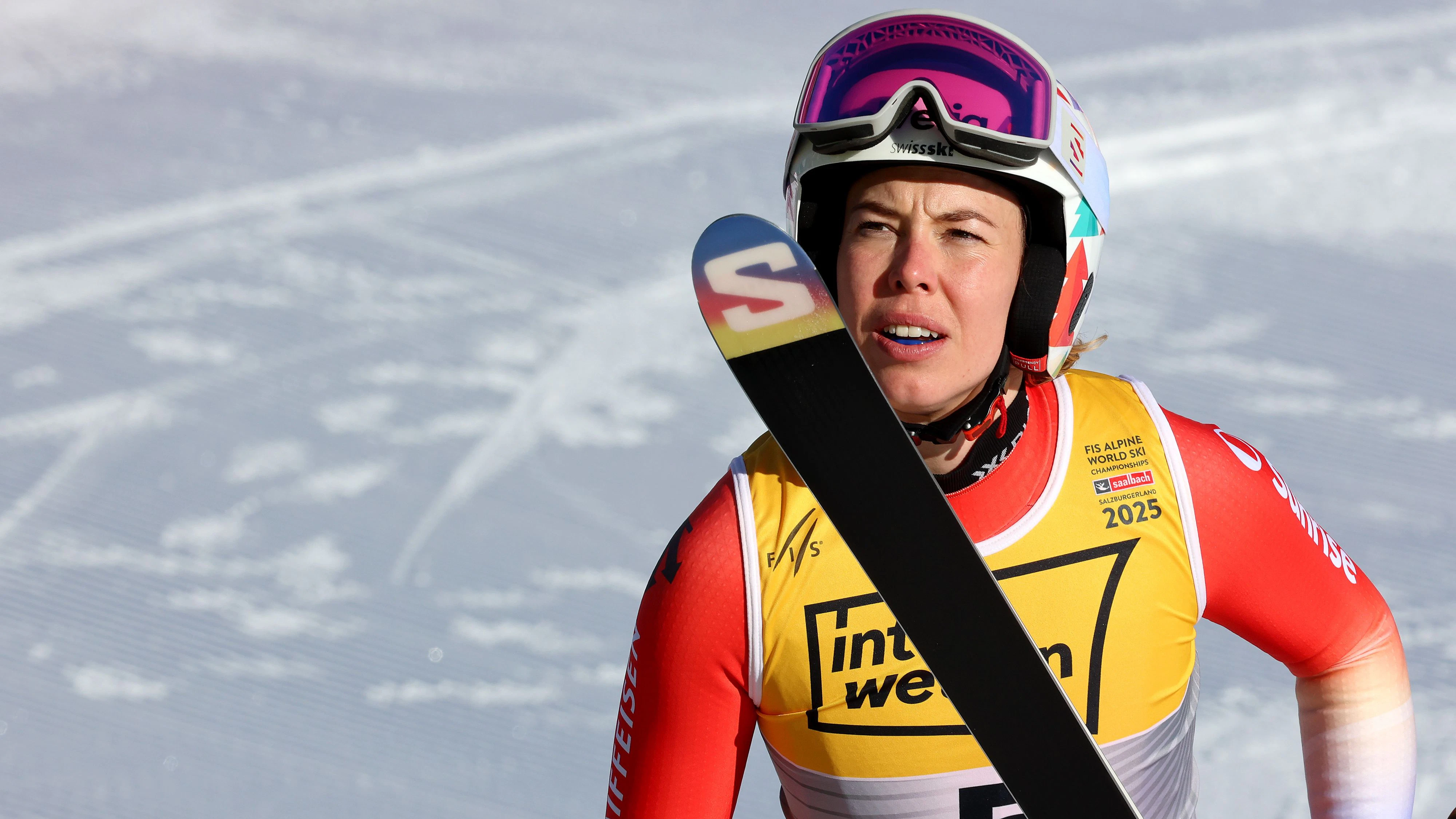 Die Schweizer Skirennläuferin Michelle Gisin. 