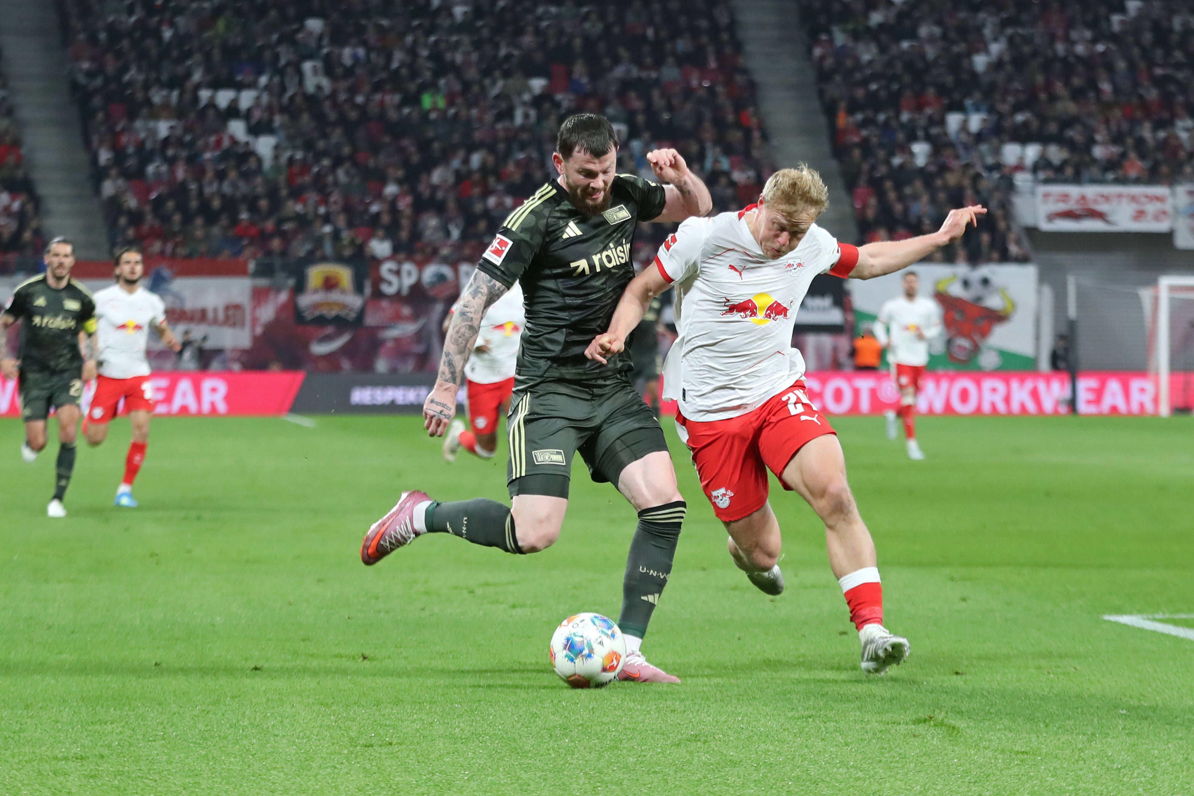 Umkämpfte Partie in Leipzig.