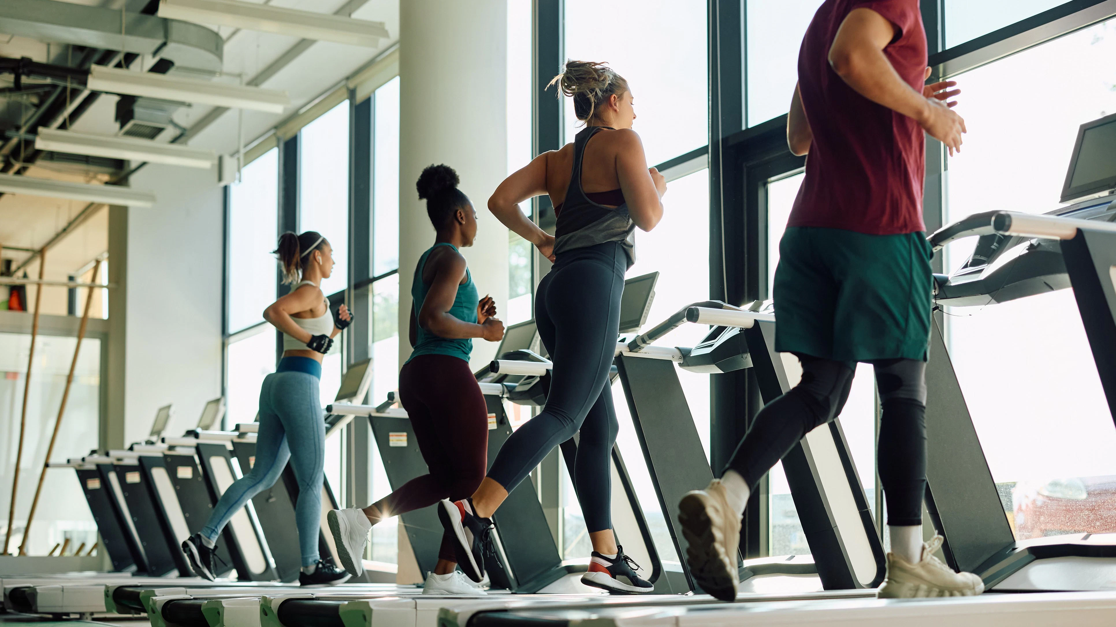 Laufband-Training...