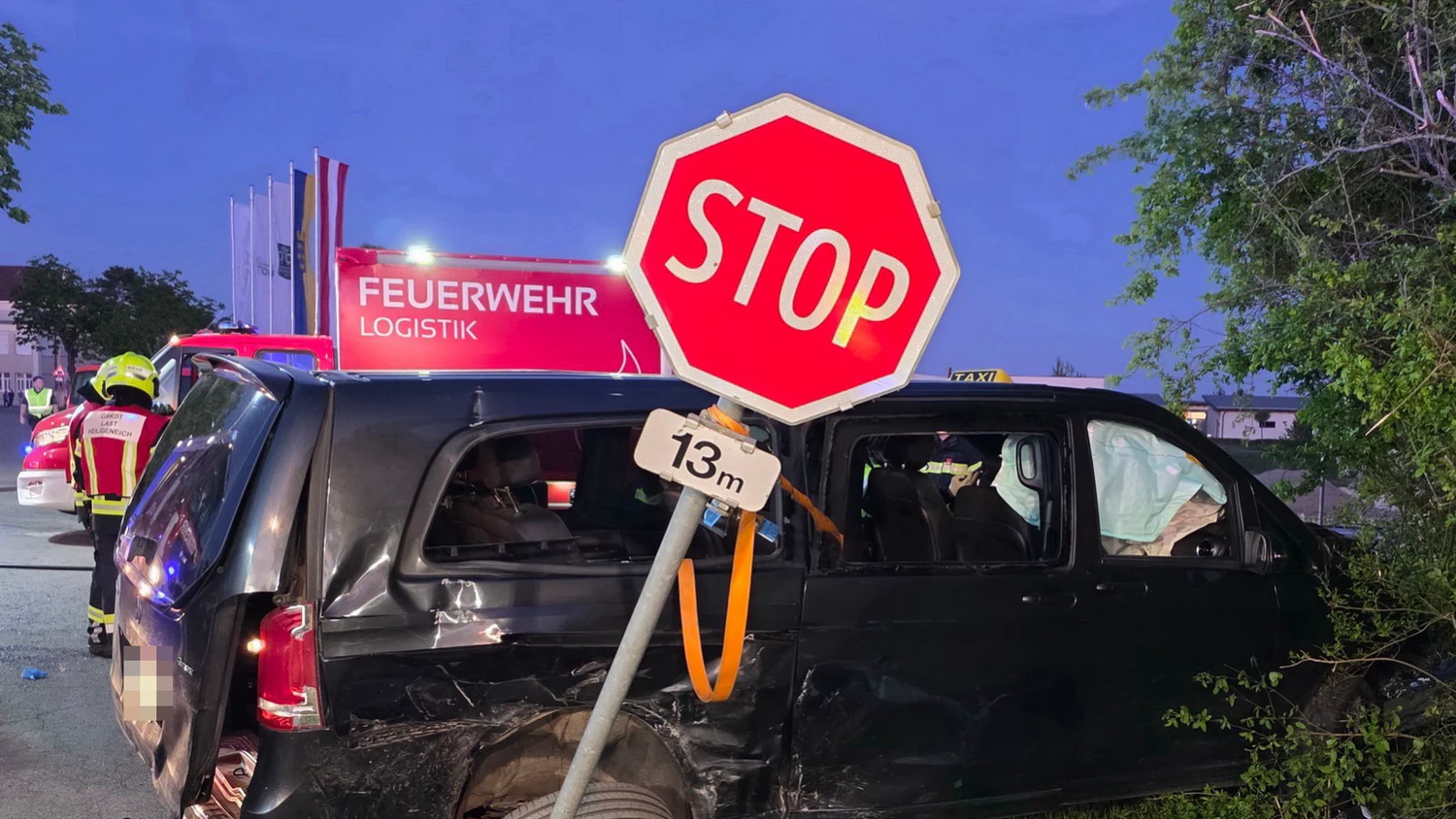 Schwerer Unfall bei Trasdorf am Donnerstagabend, 23.4.2026