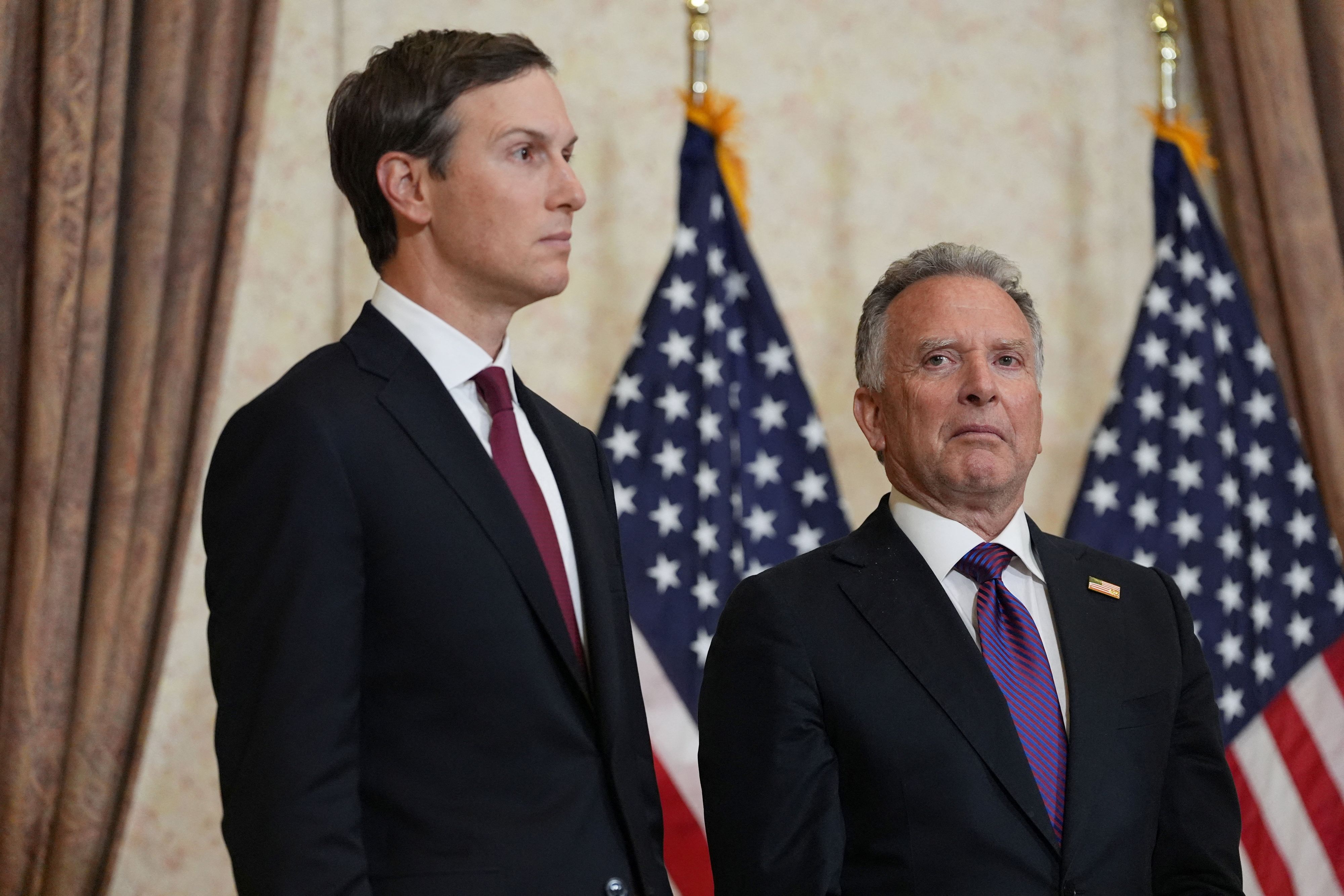 Die USA werden bei den Gesprächen von Jared Kushner and Steve Witkoff vertreten. 