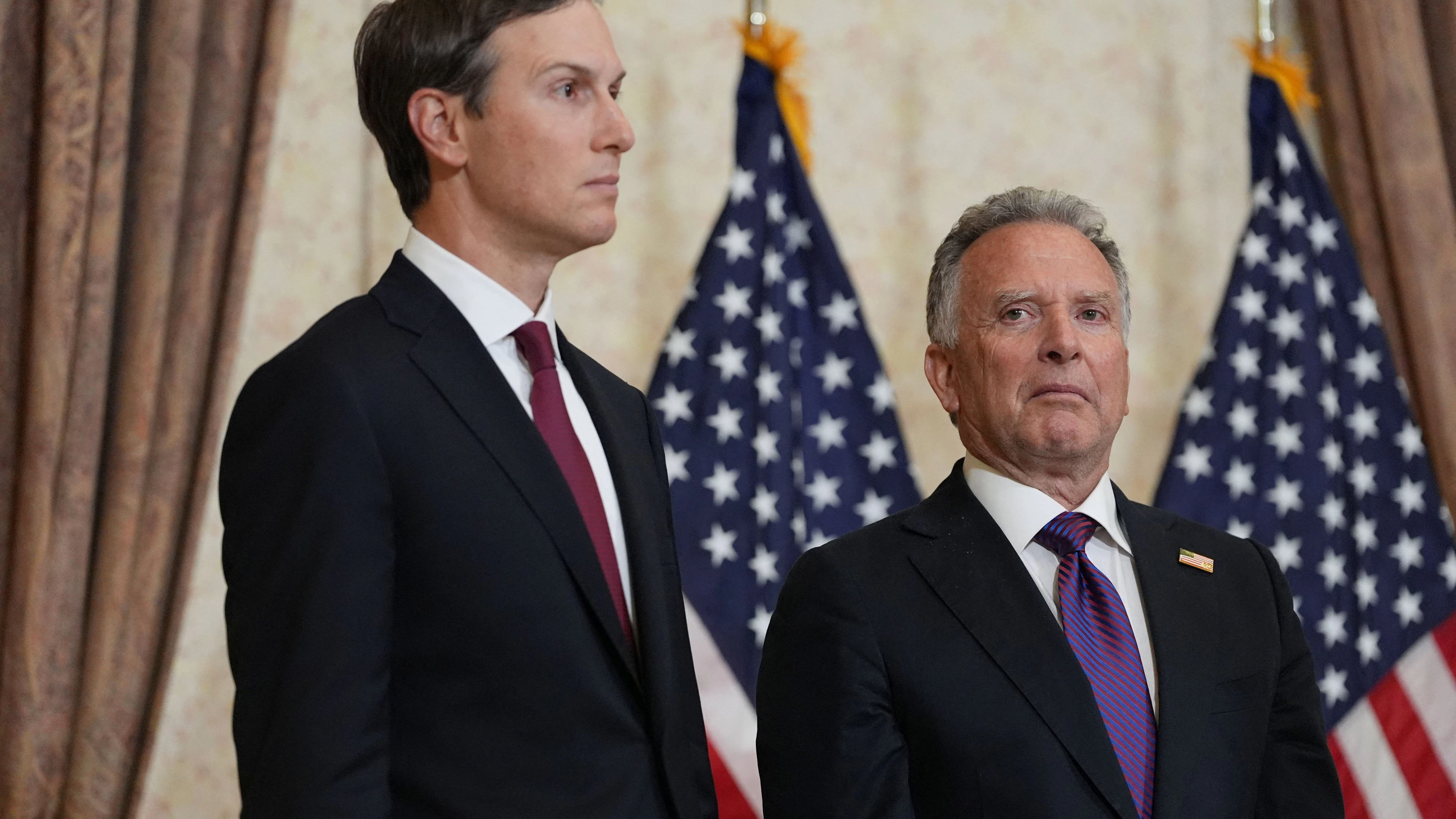 Die USA werden bei den Gesprächen von Jared Kushner and Steve Witkoff vertreten. 
