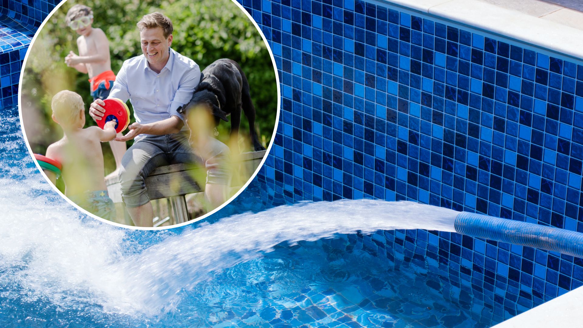 Landesrat Stefan Kaineder (Grüne) warnt vor einer möglichen Wasserknappheit wegen vieler Poolbefüllungen. (Symbolbild)