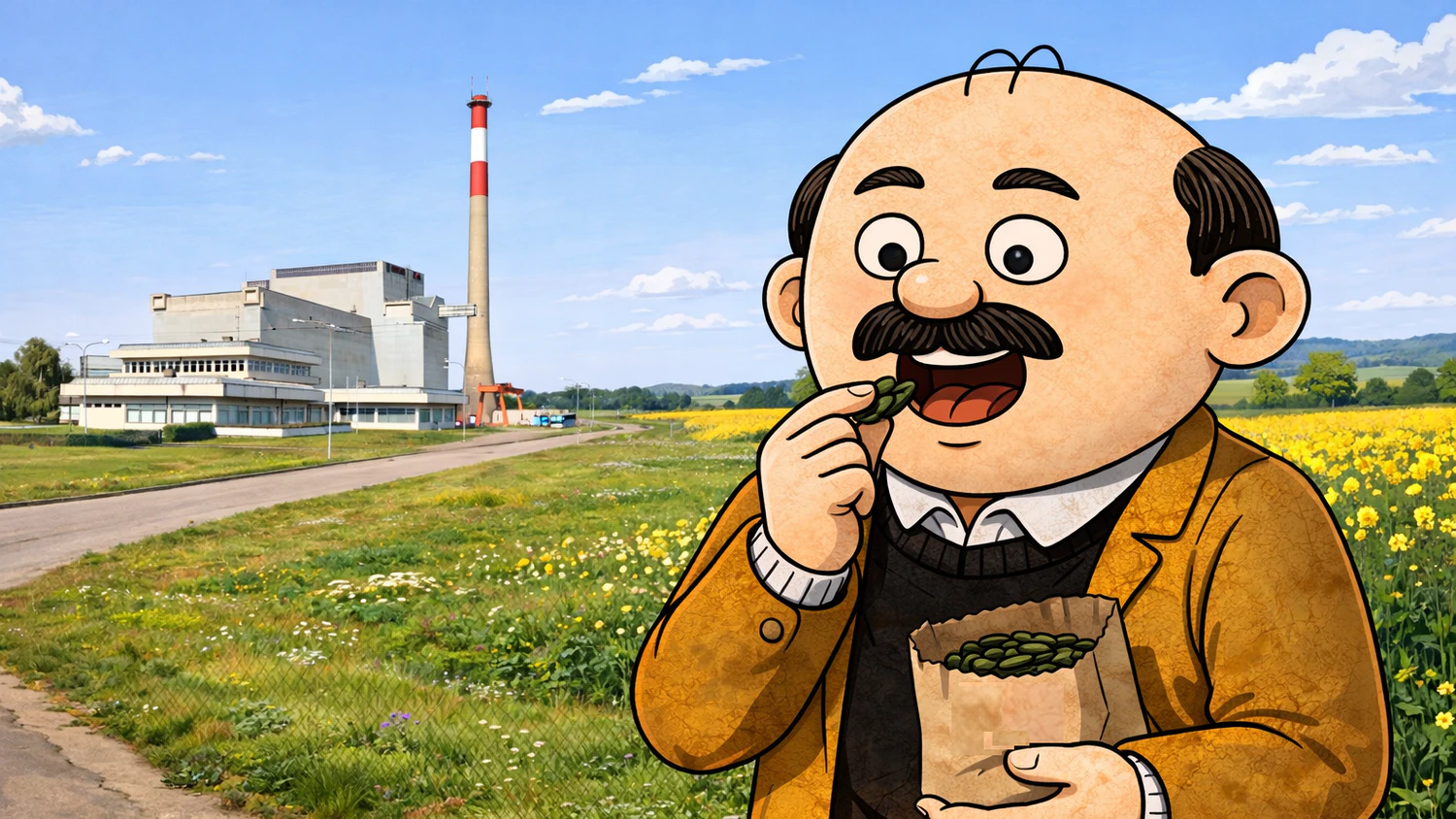 Was nascht Herlicek während seines Ausflugs nach Zwentendorf?