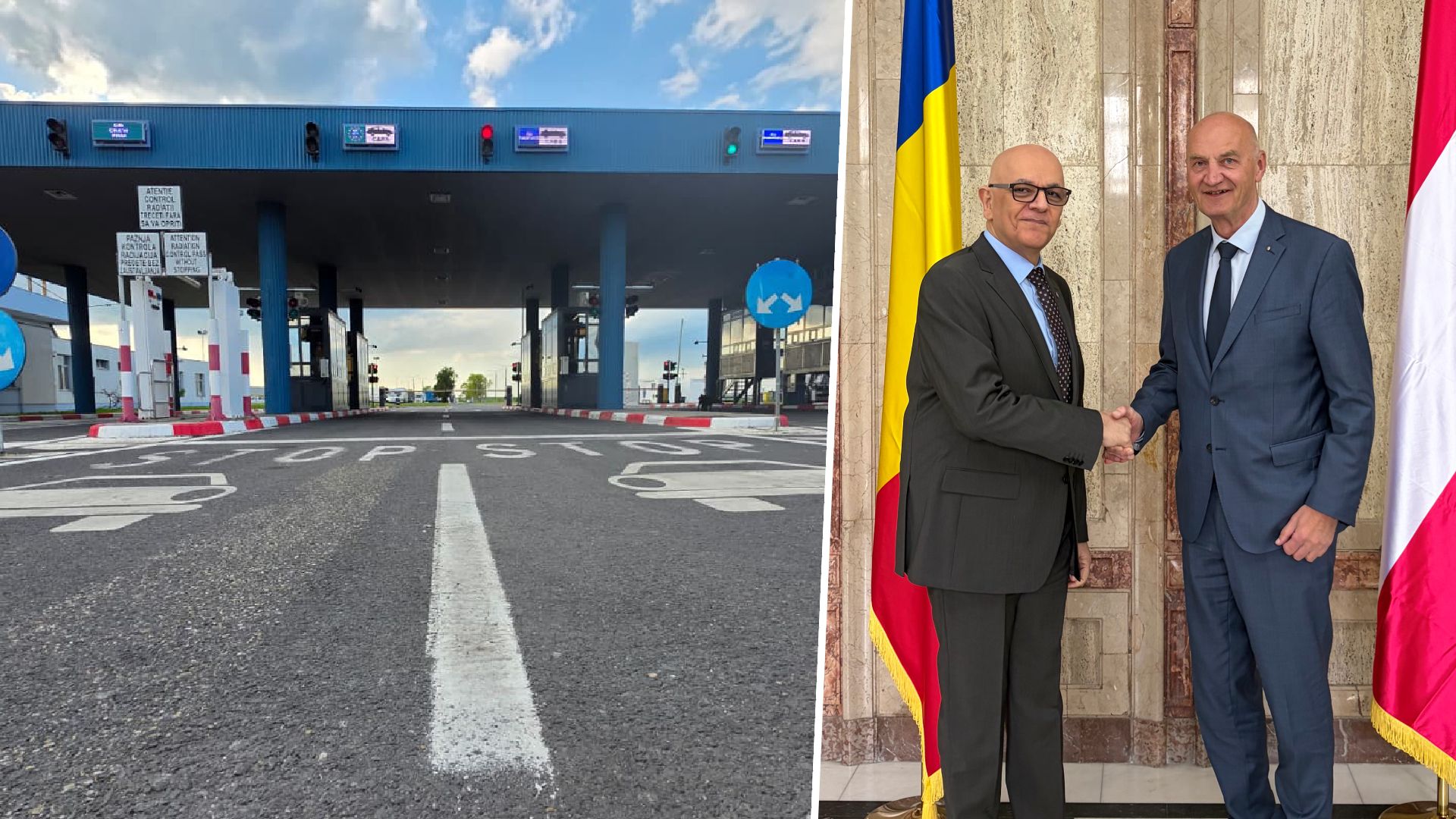 Integrationslandesrat Christian Dörfel (ÖVP) machte sich mit einer OÖ-Delegation an der serbisch-rumänischen Grenze ein Bild der Lage. In Bukarest traf er Staatssekretär Raed Arafat.