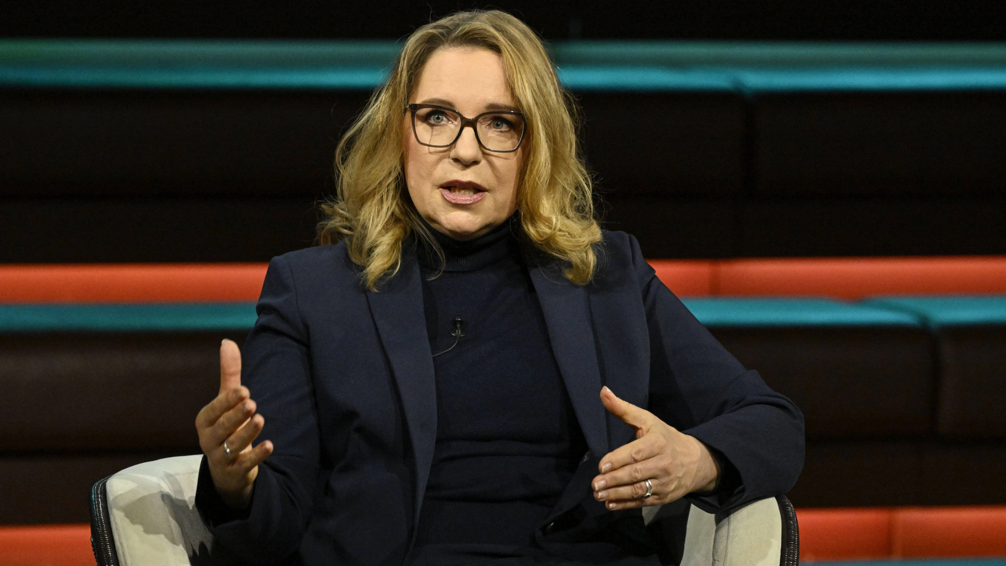 Energieökonomin Claudia Kemfert am 15. April 2026 in der Talkshow von Markus Lanz (ZDF).