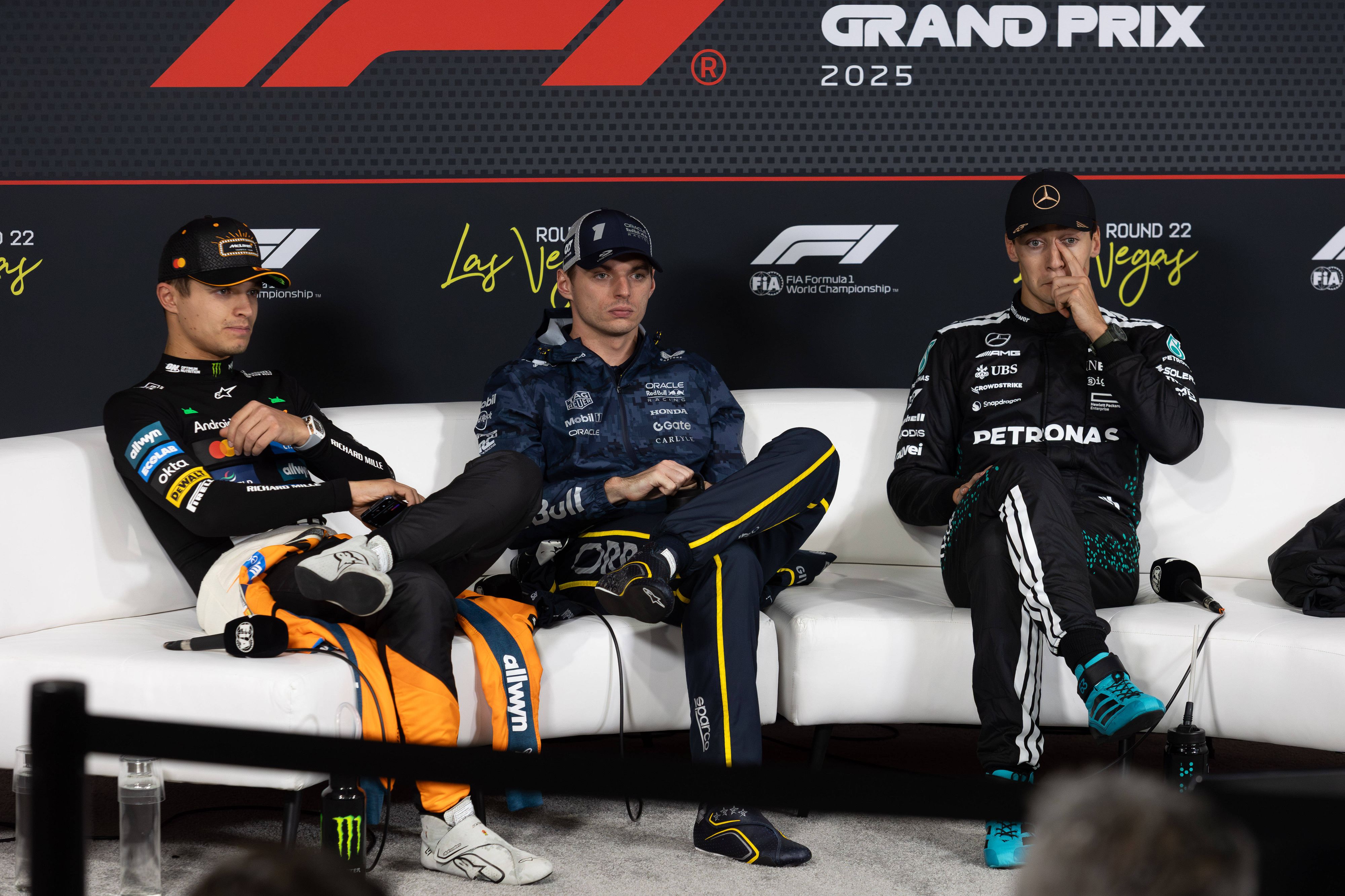 Max Verstappen und George Russell