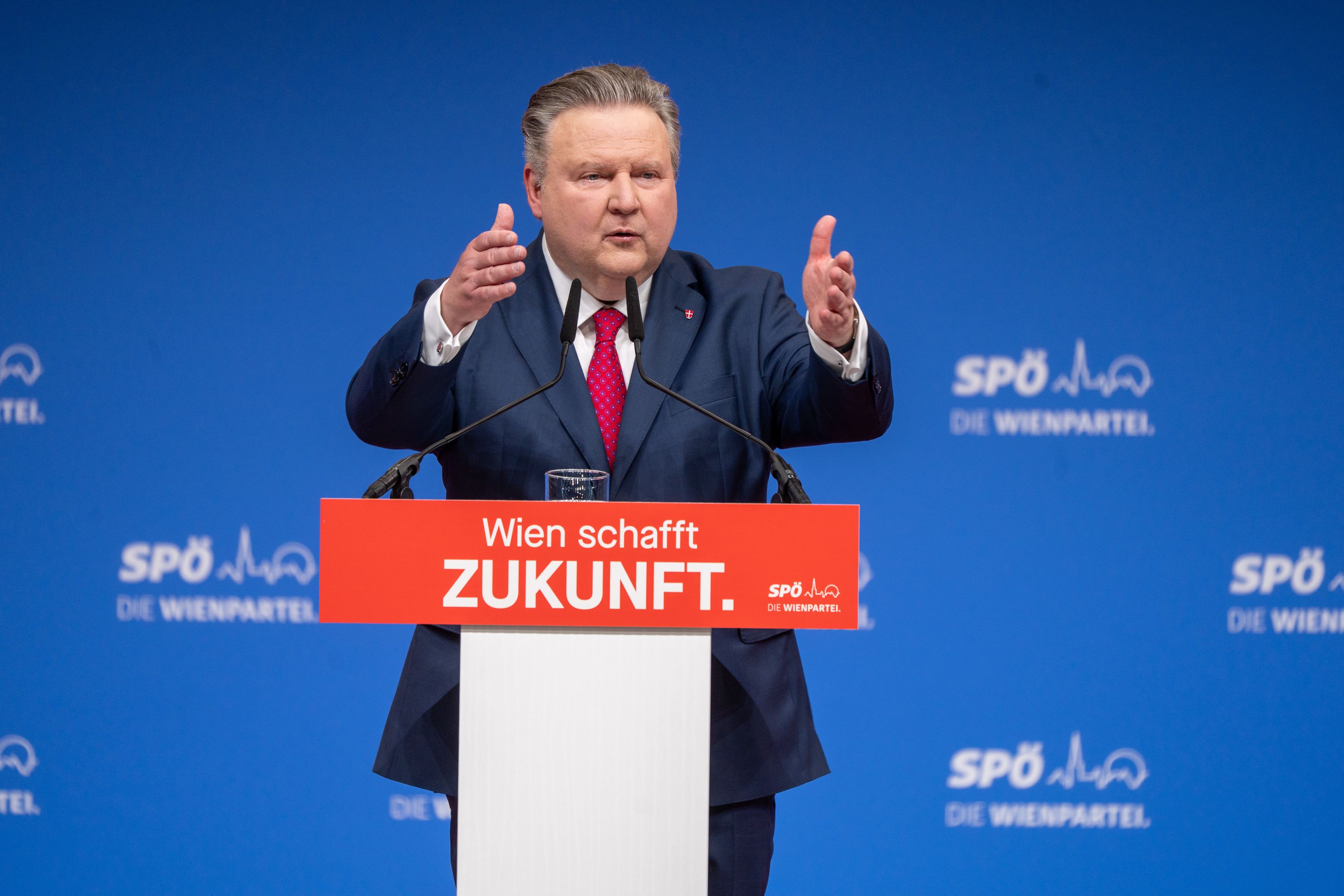 Bürgermeister Michael Ludwig wurde als SPÖ-Wien-Obmann wiedergewählt.