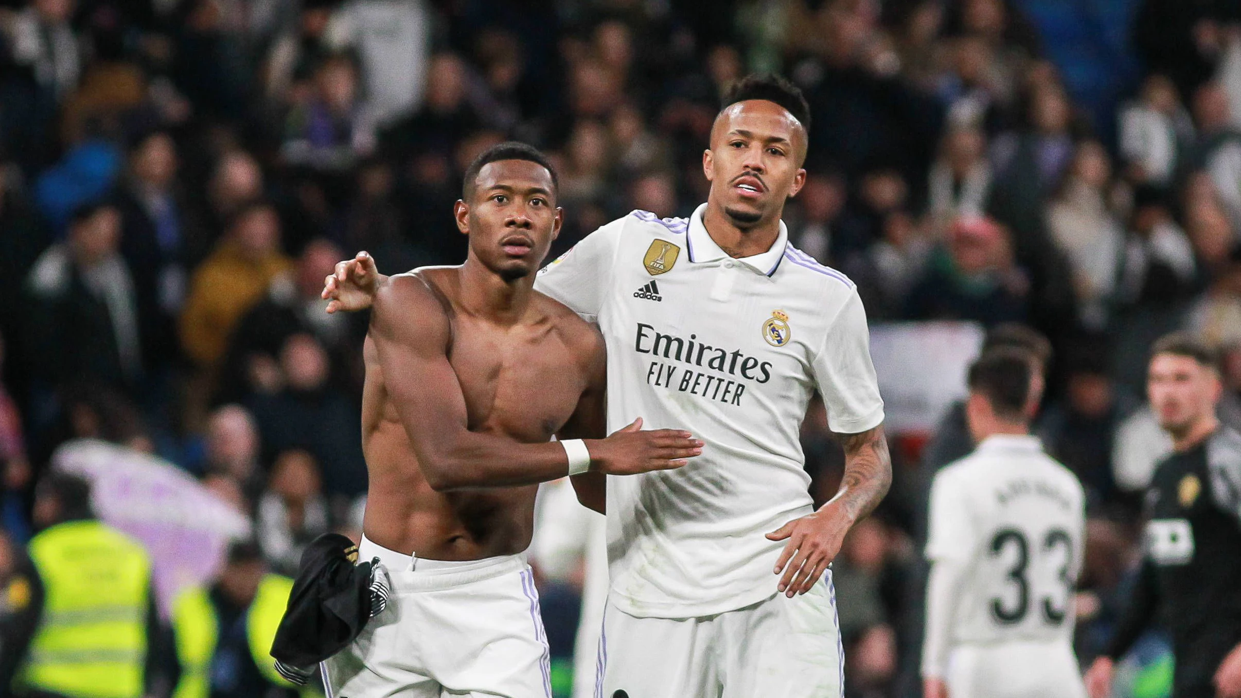 David Alaba und Eder Militao bildeten bei Real das Innenverteidiger-Duo. 