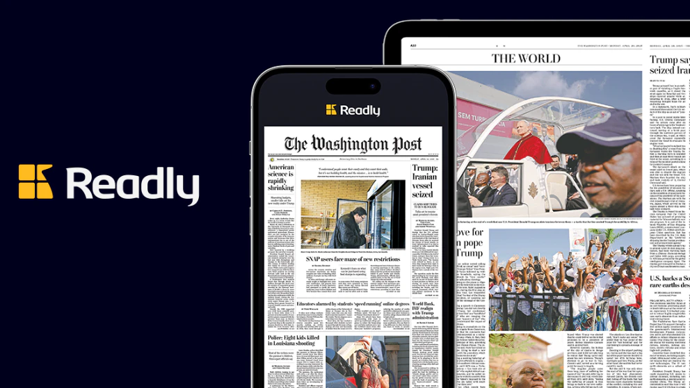 The Washington Post auf Readly: Cafeyn Group stärkt internationales Portfolio.