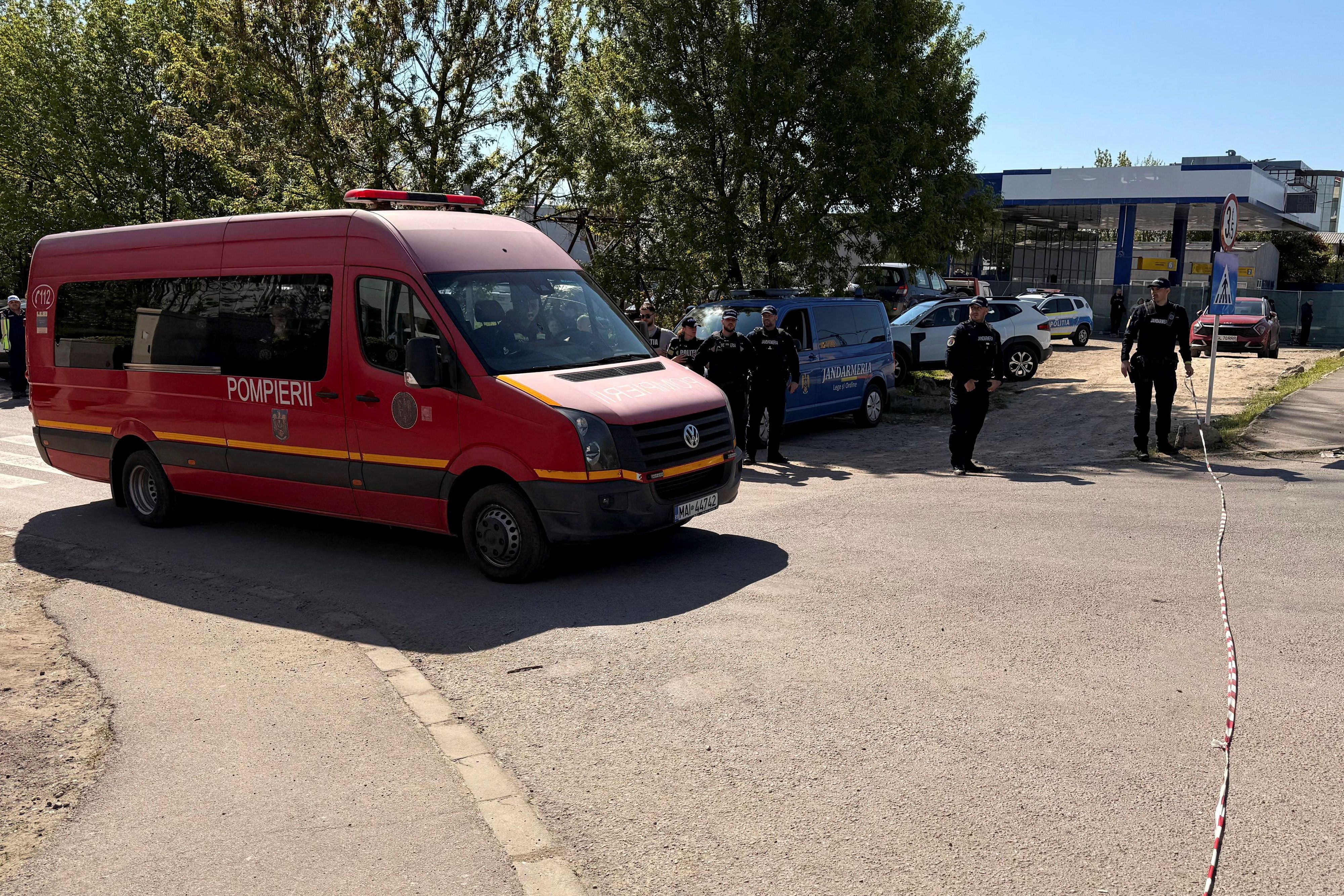 Trümmerteile einer russischen Drohne gingen in Rumänien nieder.