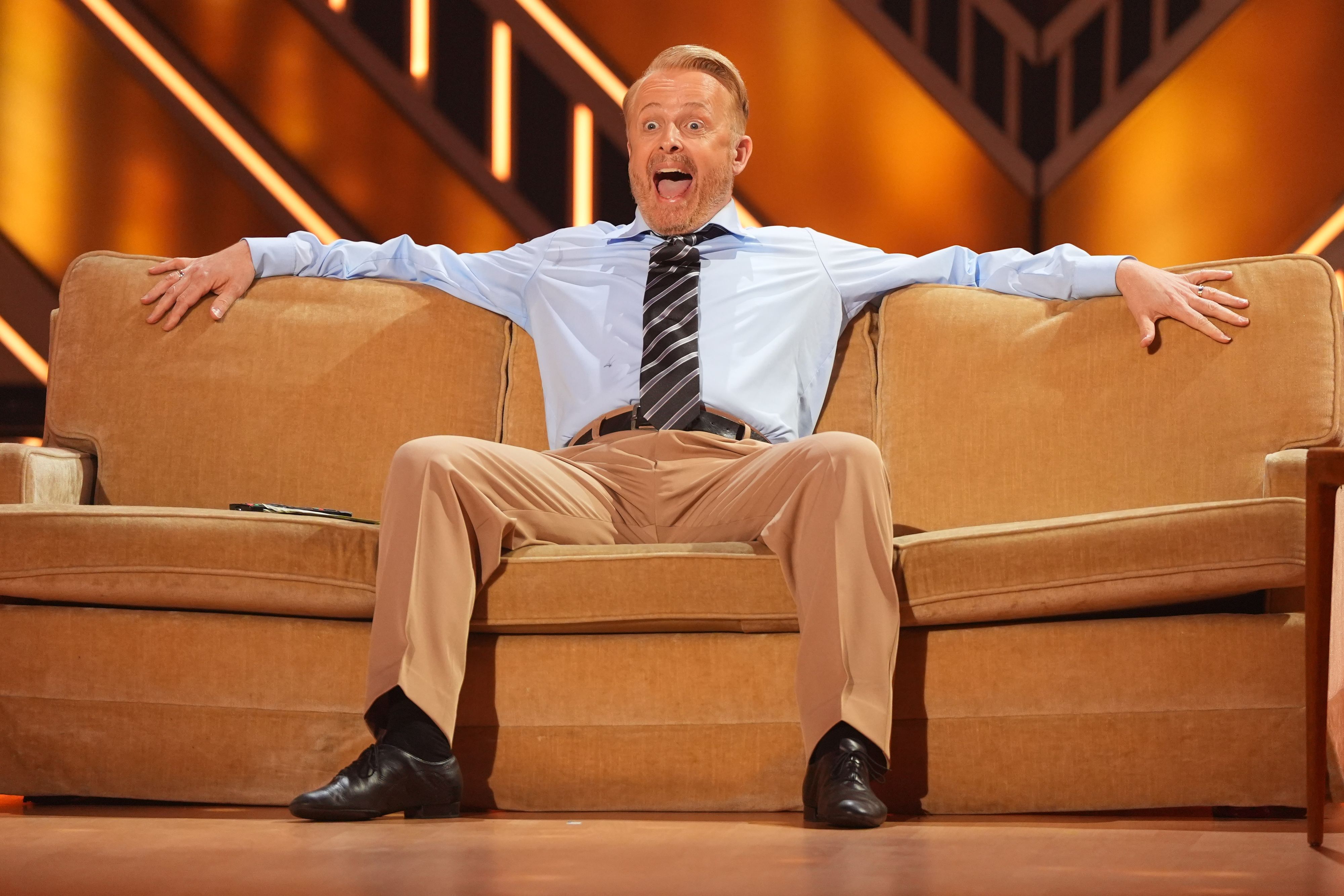 Ross Antony kommt beim Training für 