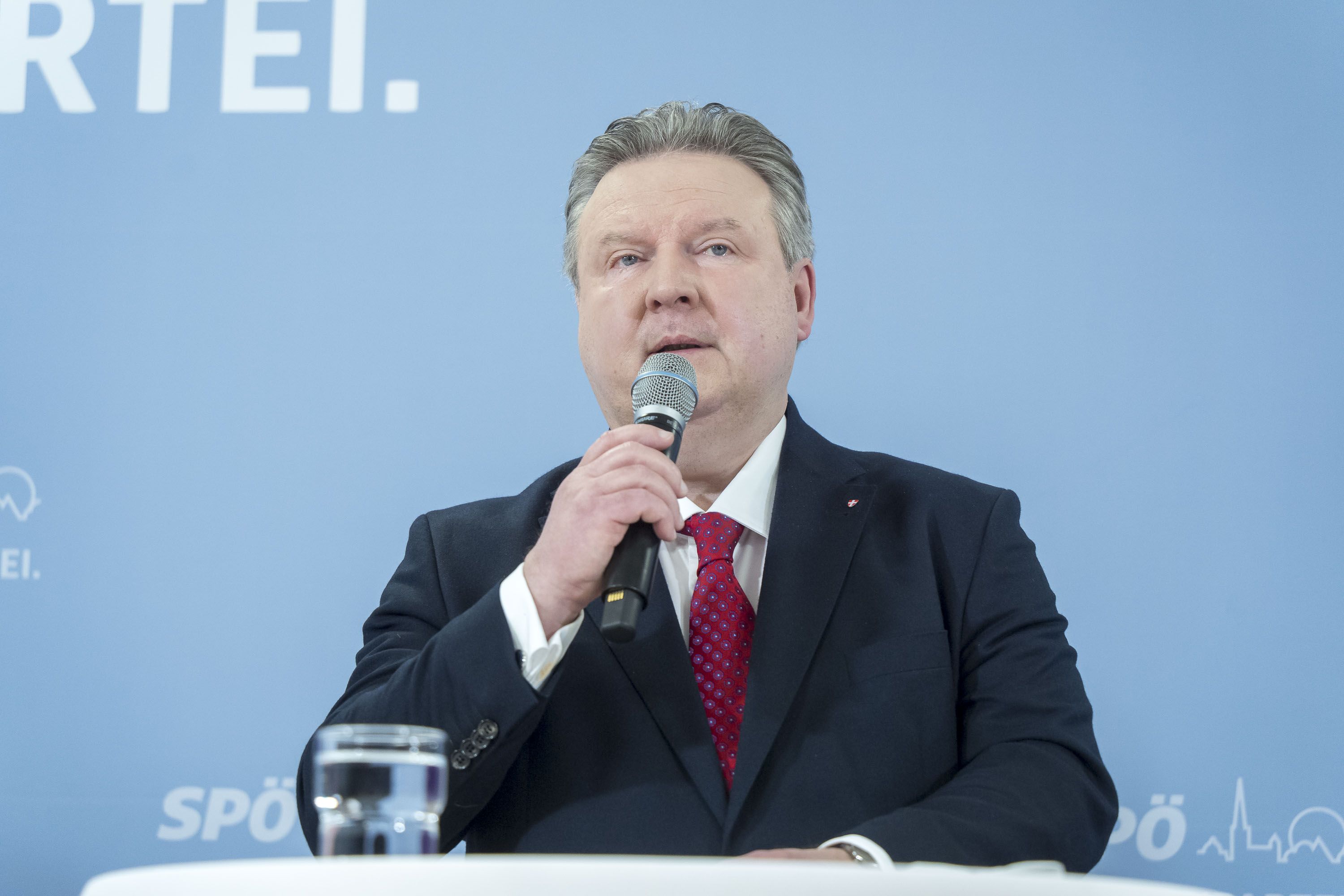 Bürgermeister Michael Ludwig sprach über Internationales, Gesundheitssystem, Wirtschaftsstandort, Kultur und Wohnen.