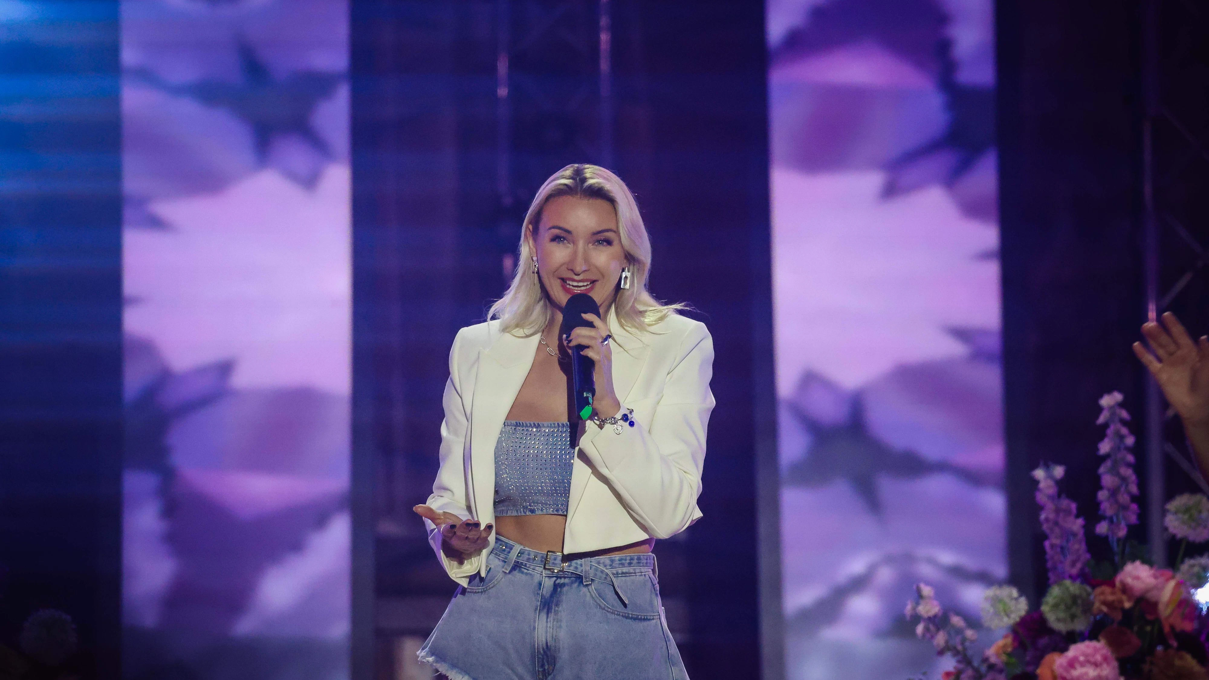 Anna-Carina Woitschack rührt ihren Vater zu Tränen. (Archivbild)