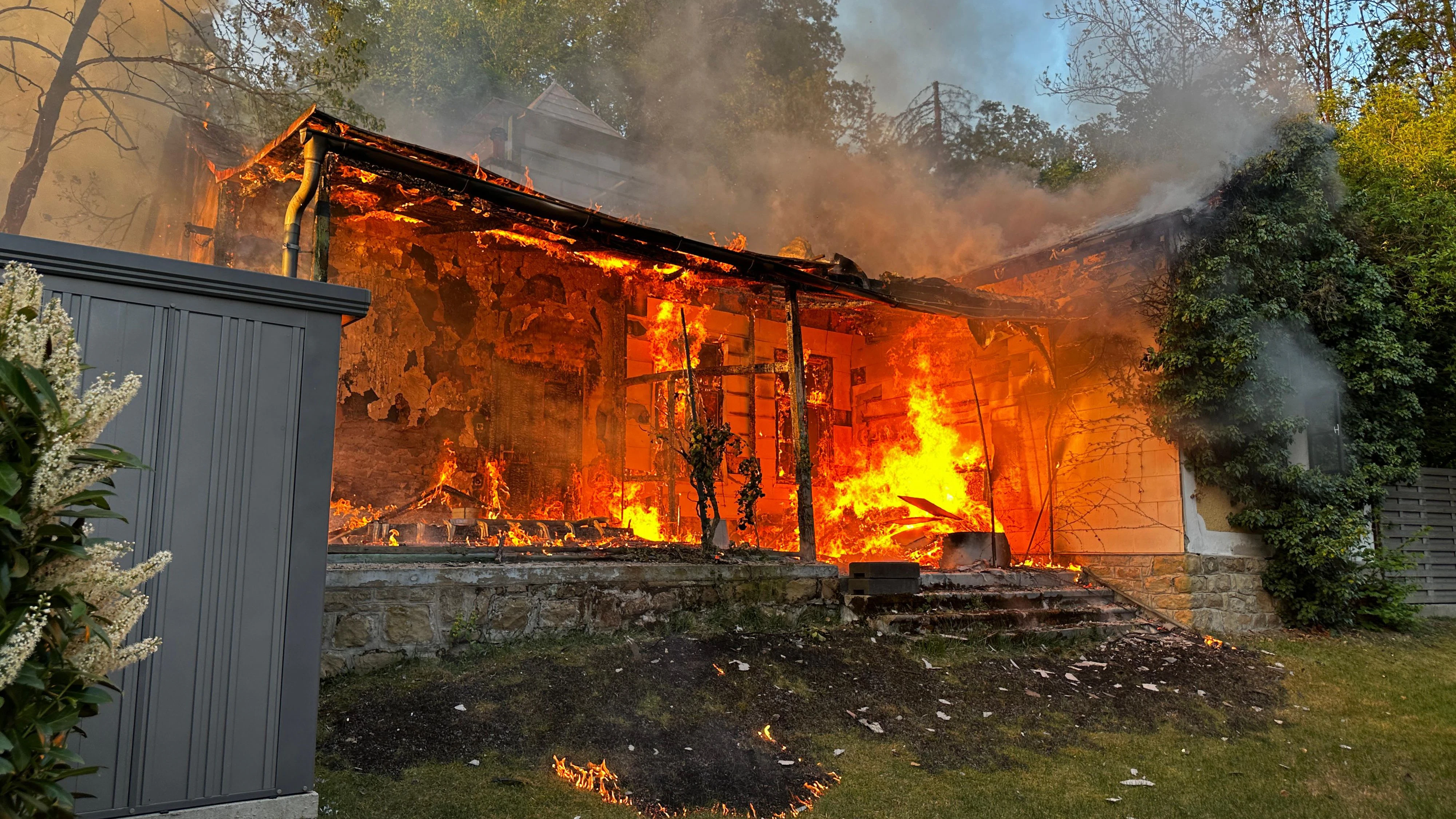 Wohnhausbrand in Klosterneuburg am 26. April 2026