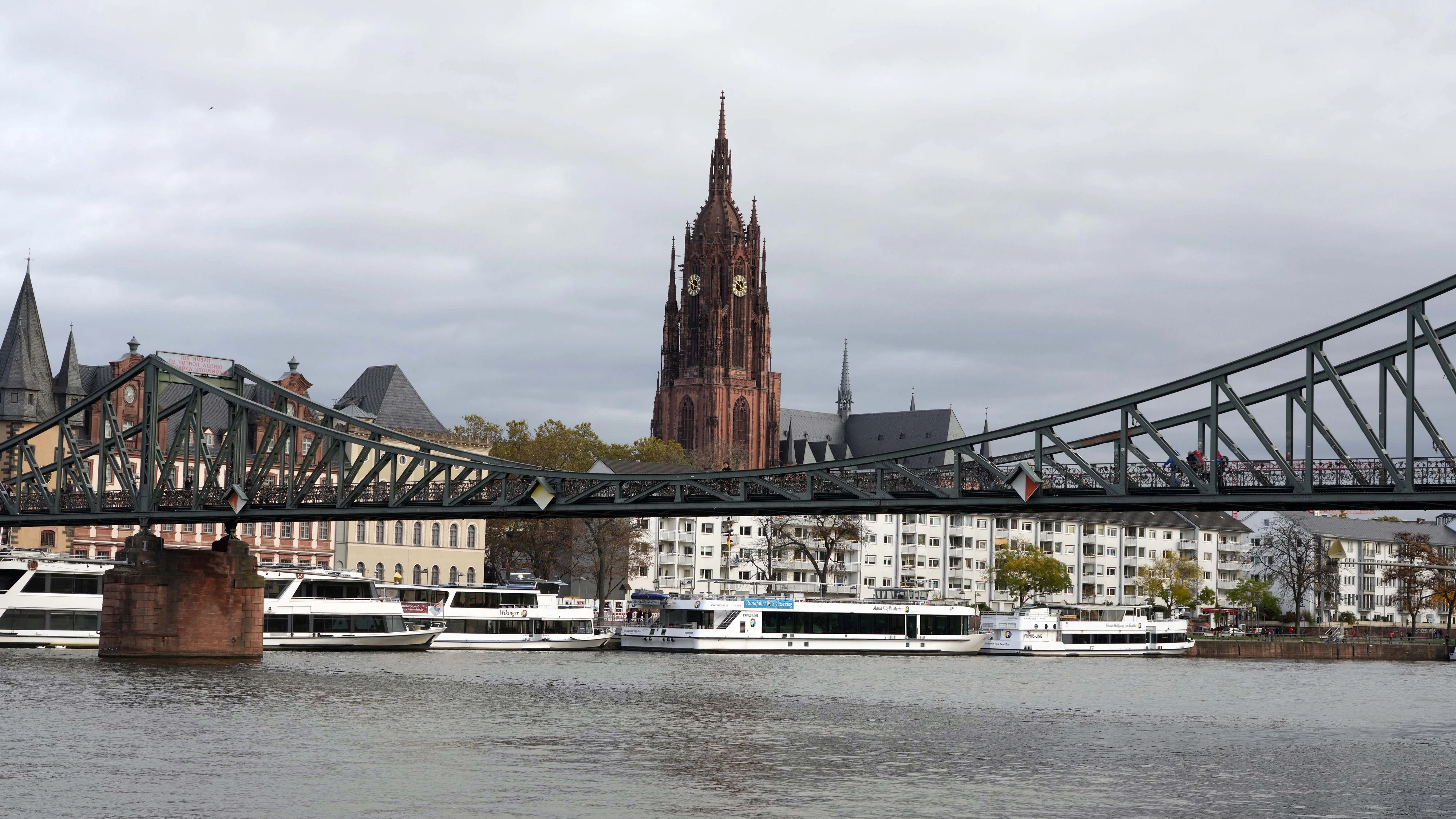 Das Fahrzeug durchbrach ein Schutzgitter an der Lindleystraße und stürzte von einer Kaimauer acht Meter tief in ein Hafenbecken des Mains.