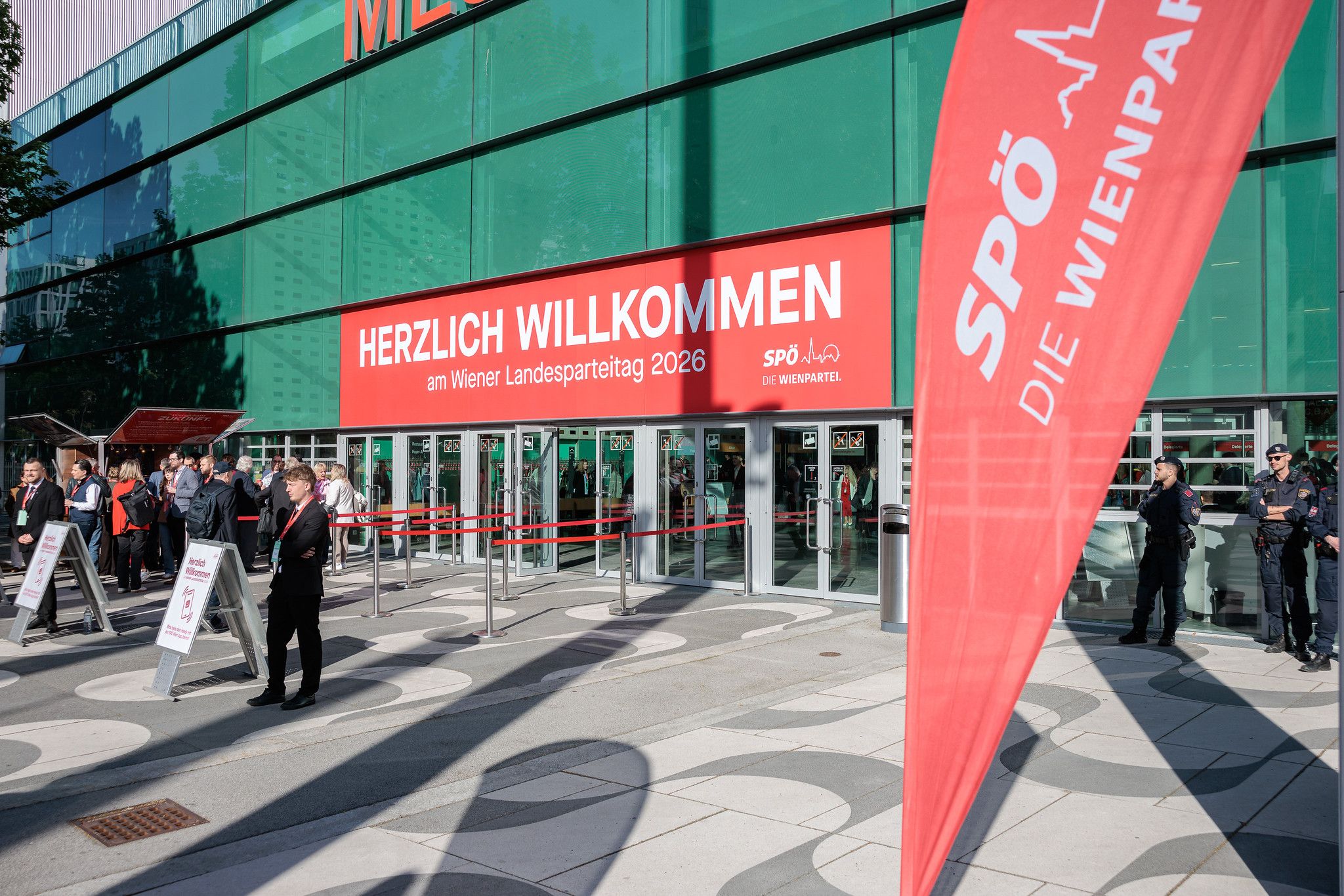 SPÖ Landesparteitag in der Messe Wien. 