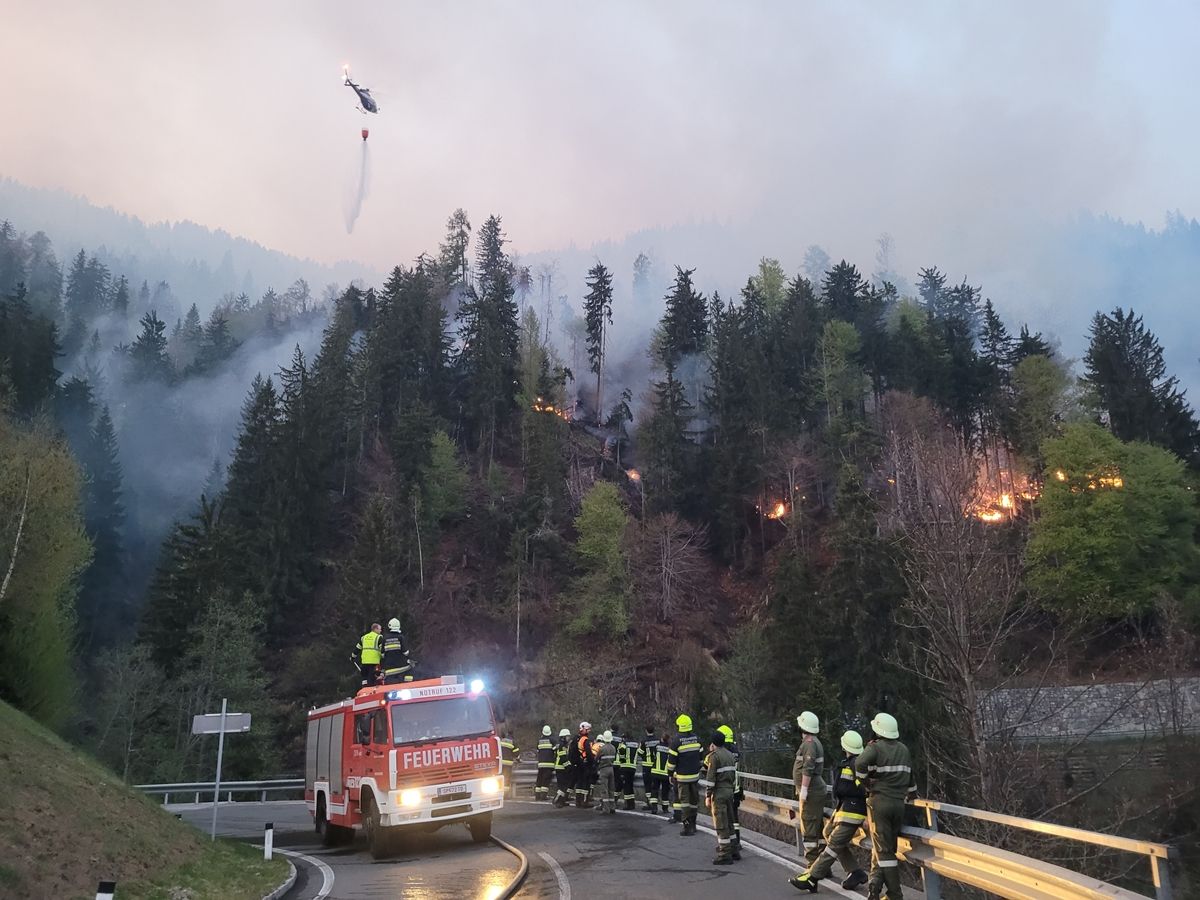 Nach dem Lesachtal brannte es jetzt auch in der Steiermark. (Archivbild aus Kärnten)