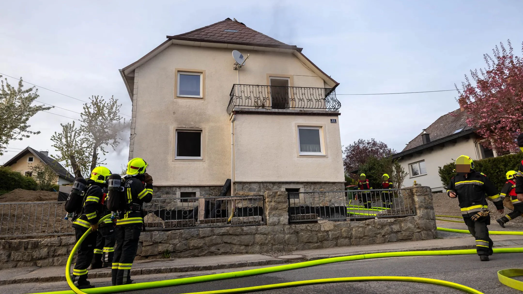 120 Helfer waren Sonntagabend im Einsatz.