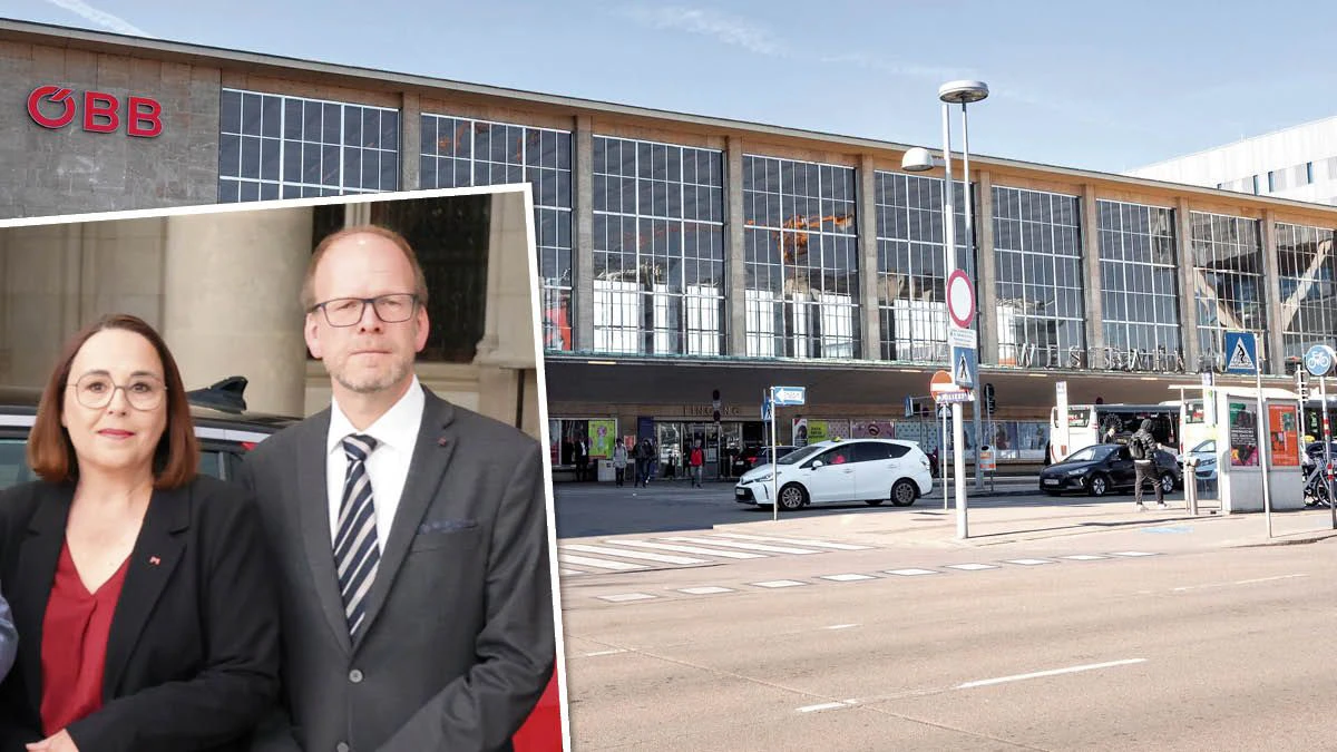 Die SPÖ-Bezirksvorsteher Julia Lessacher (Mariahilf) und Dietmar Baurecht (Rudolfsheim-Fünfhaus)