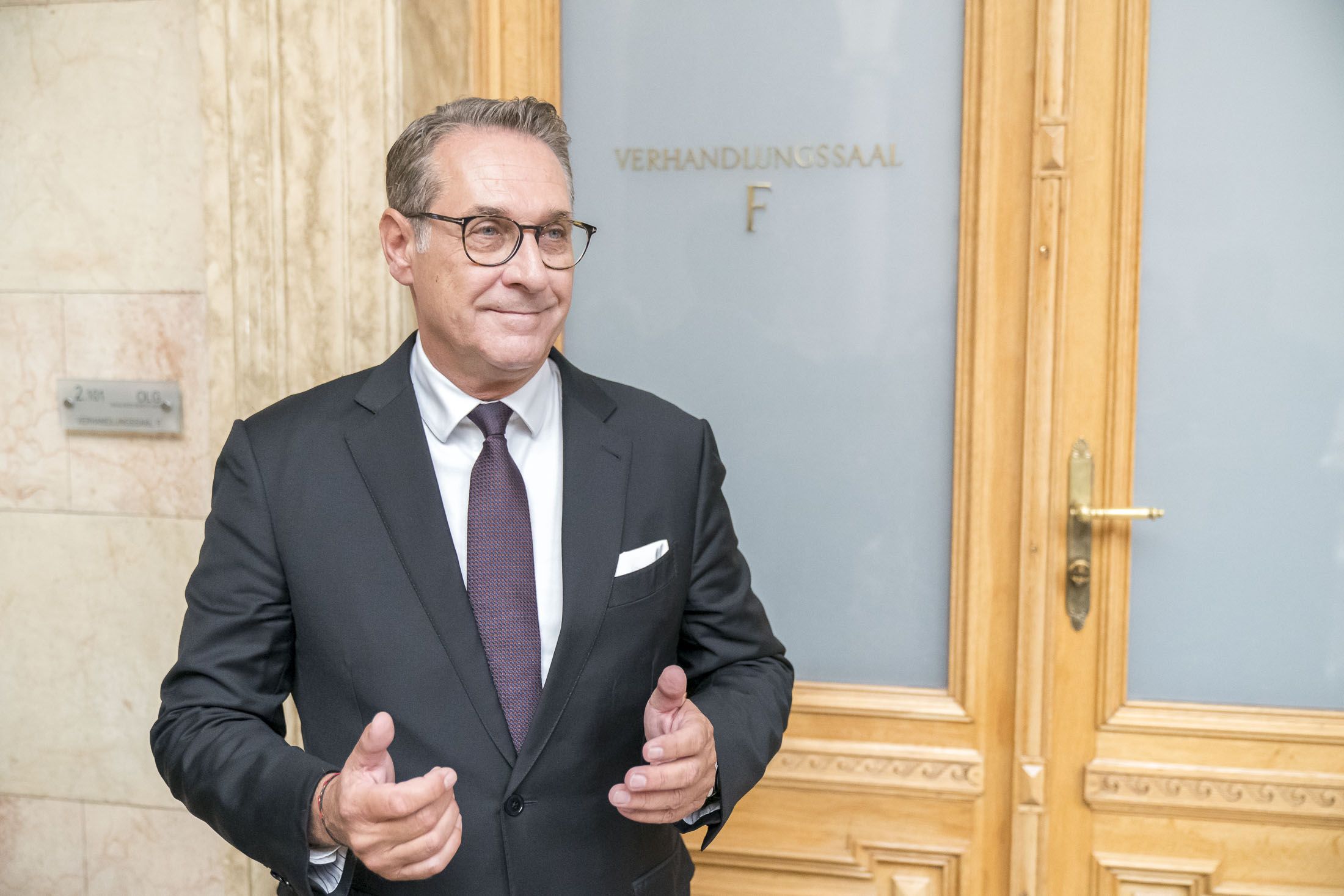 Heinz-Christian Strache vor Gericht. (Archivbild)