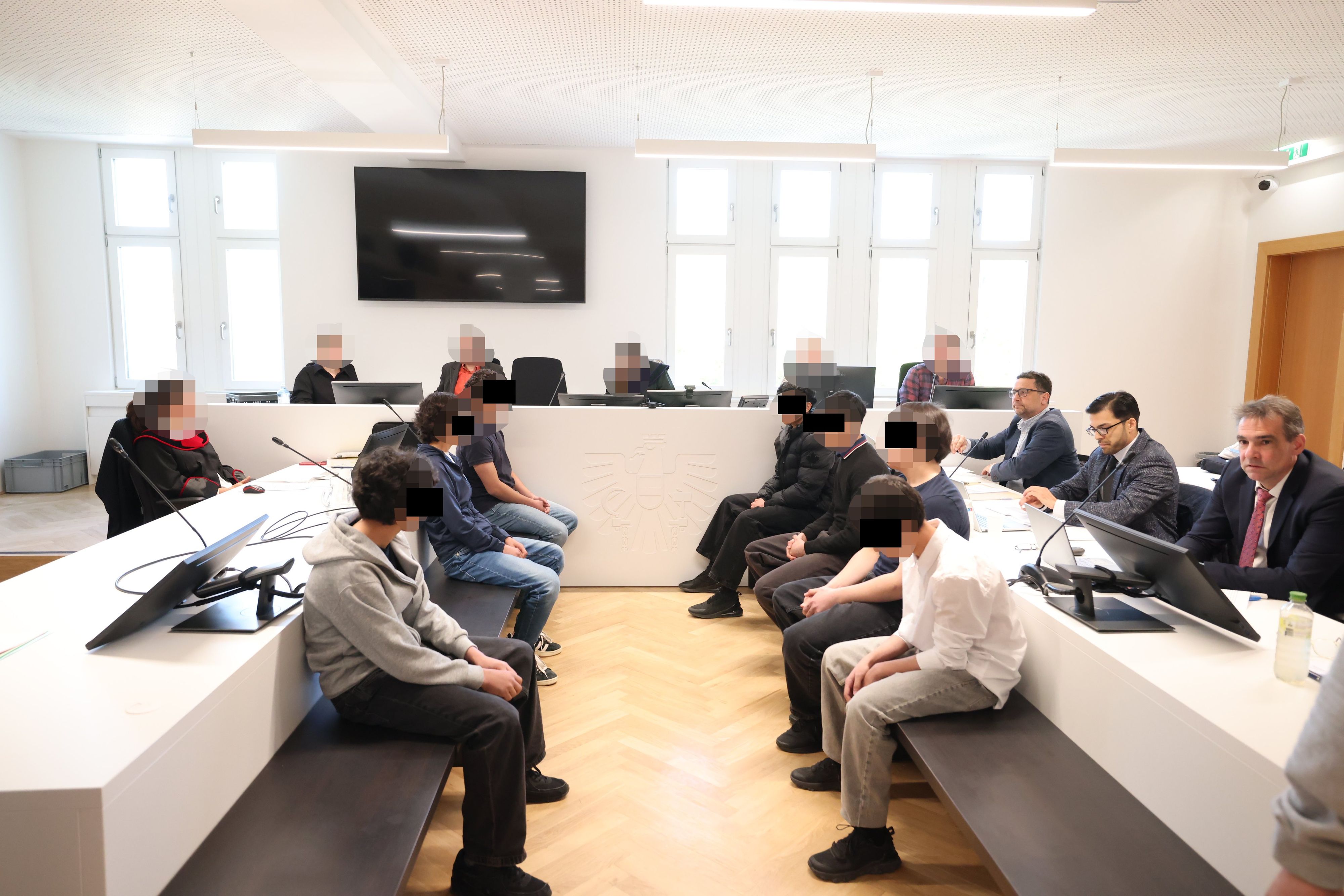 Jugendliche aus Favoriten vor Gericht in Wien.